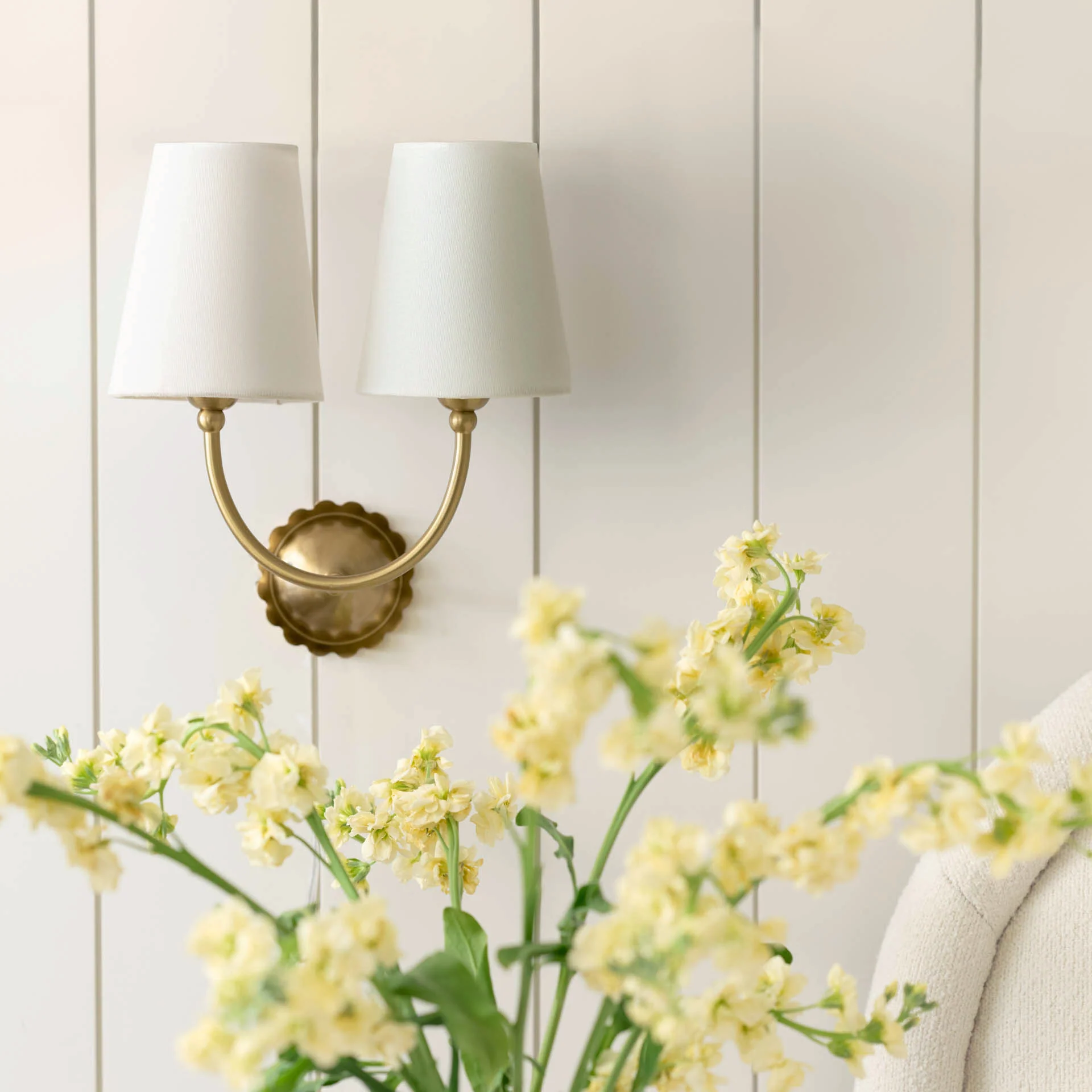 Gemma Antique-Inspired Double Sconce - Image 2