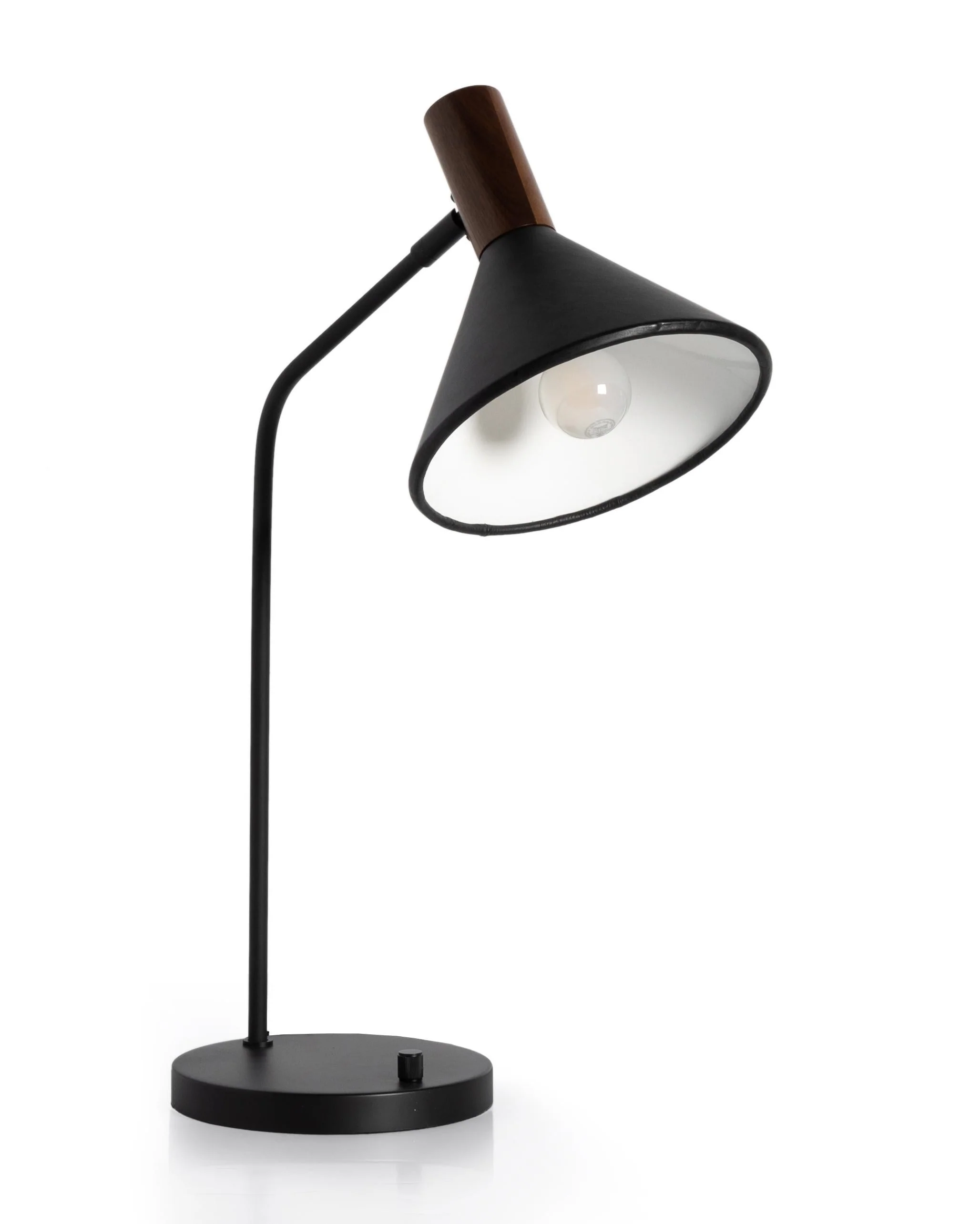 Gibson Task Lamp with Leather Shade - Image 10