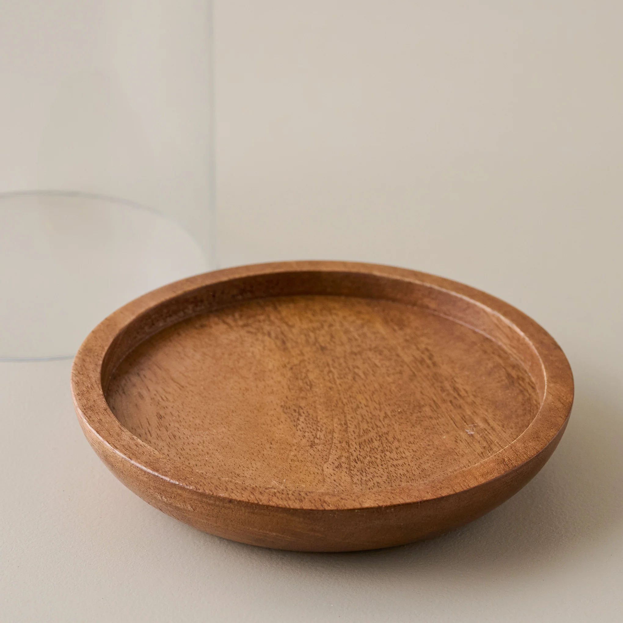 Glass Cloche with Wood Base - Image 4