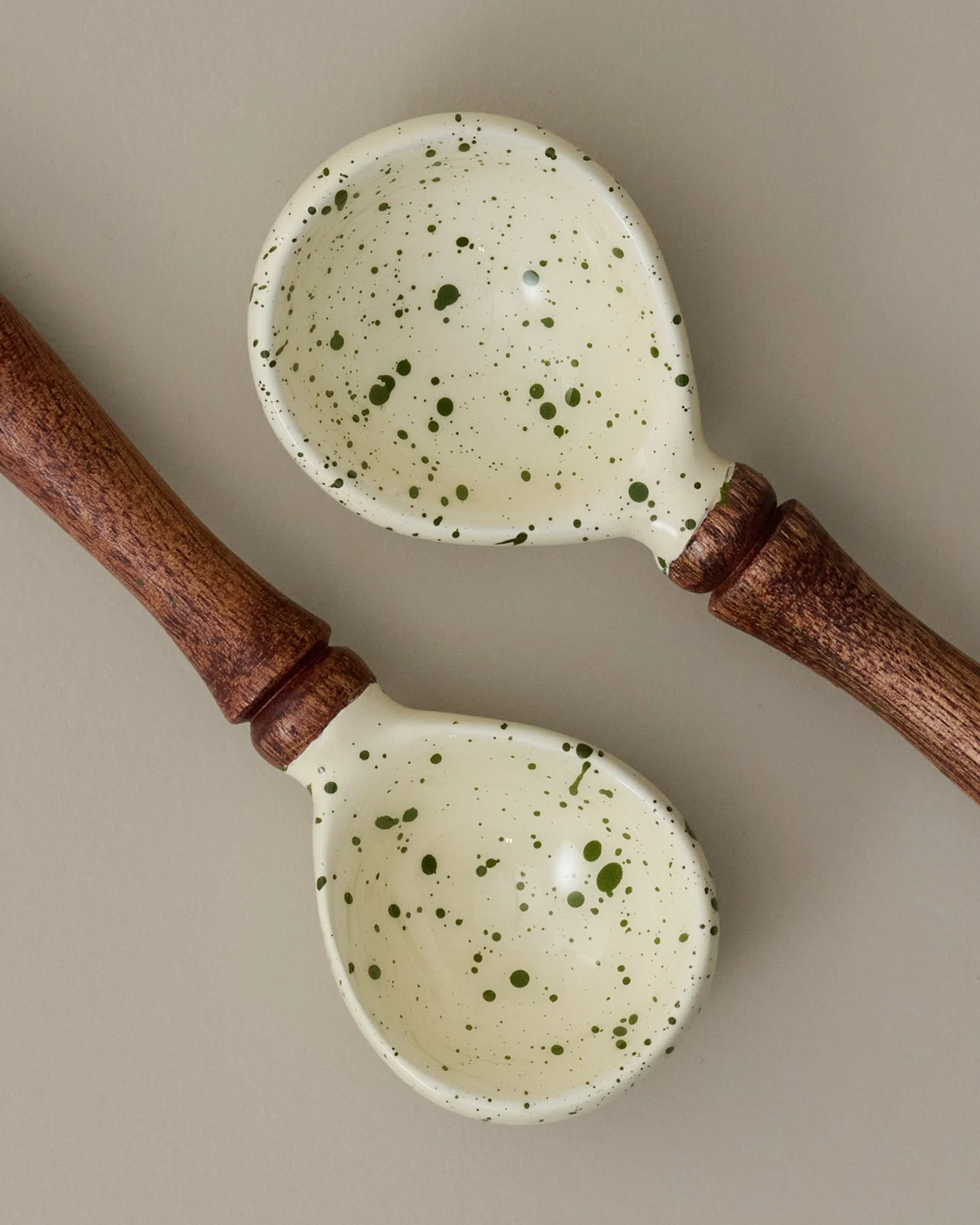 The Cottage Collection Green Speckle Measuring Spoons - Image 2