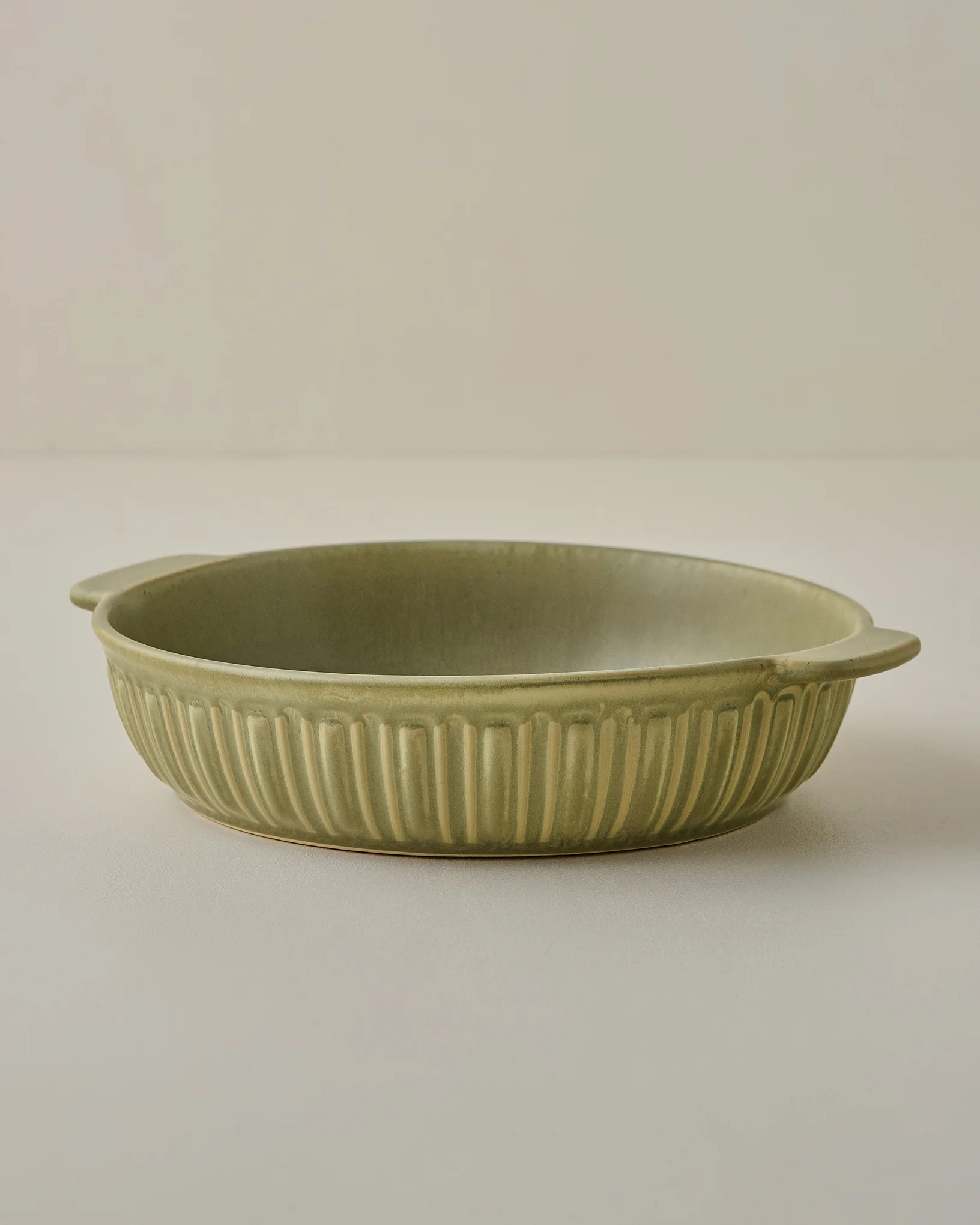The Cottage Collection Laurel Green Round Baking Dish - Image 2