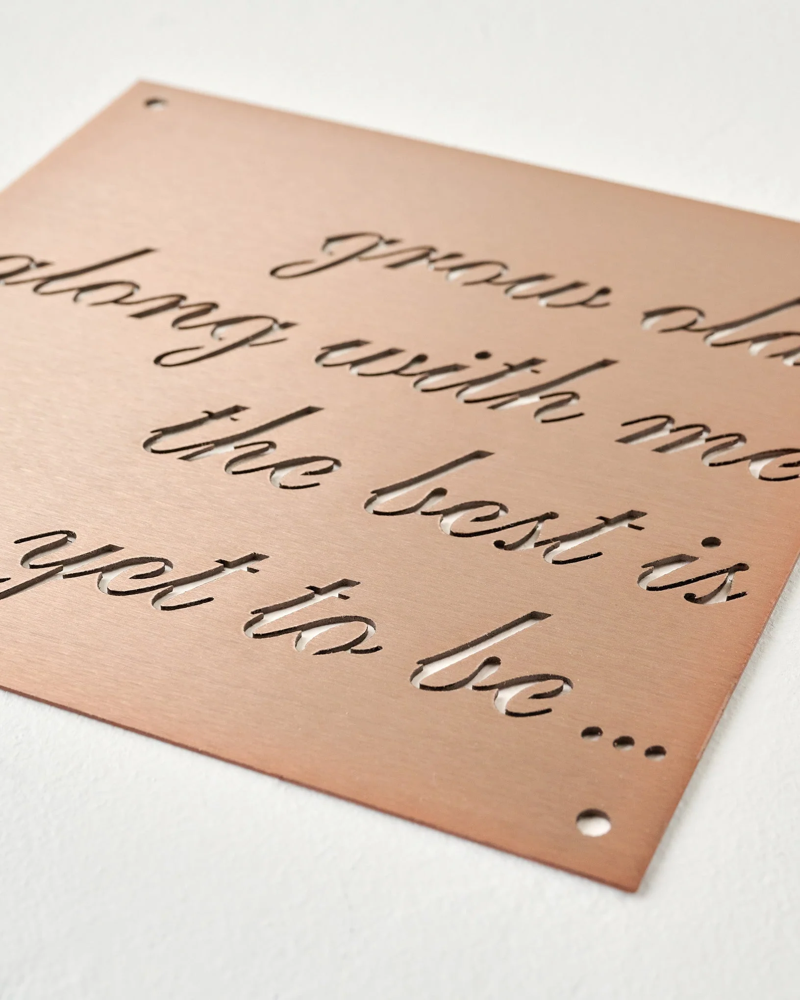 Grow Old Along With Me Sign - Image 3