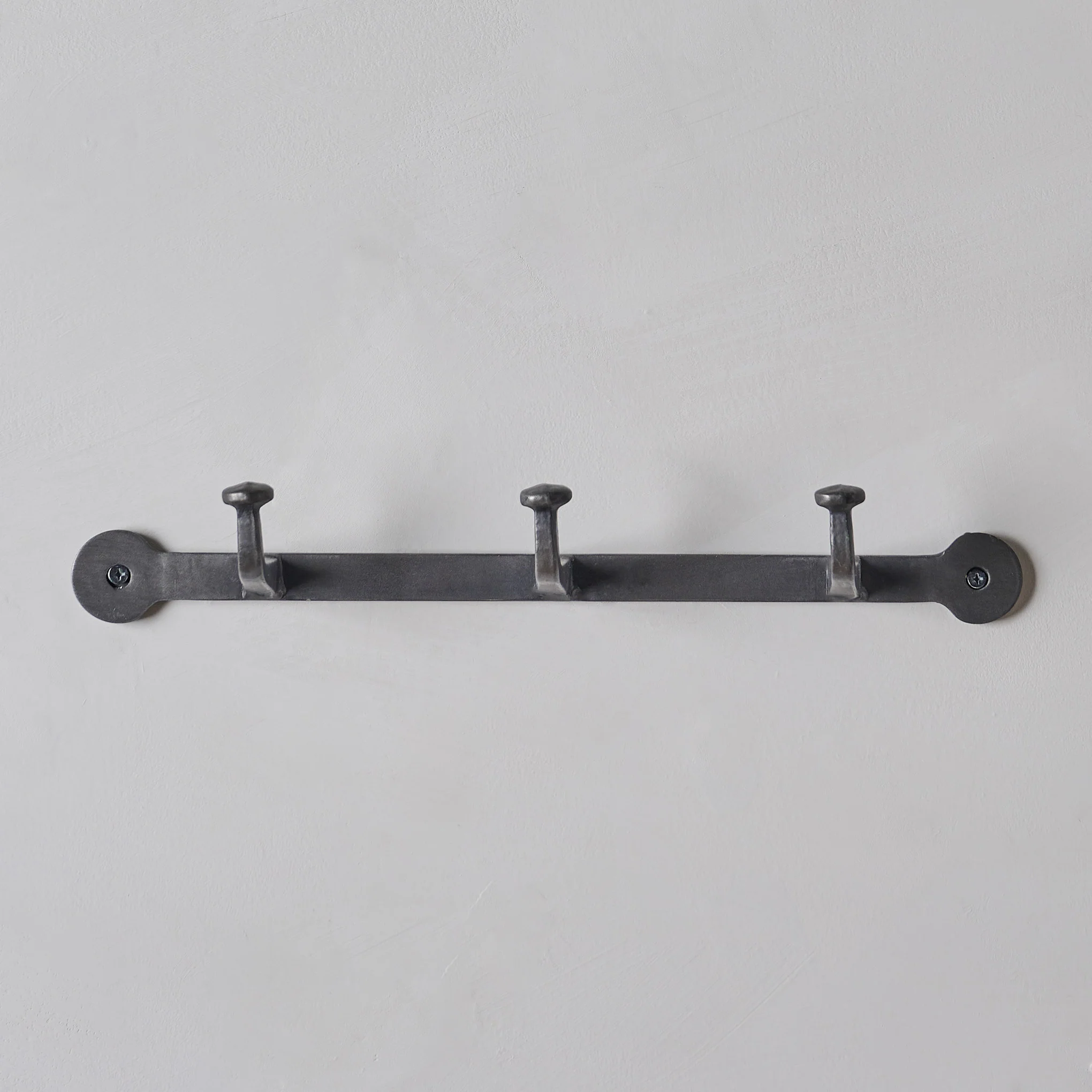 Hammered Aged Iron Wall Hooks - Image 2