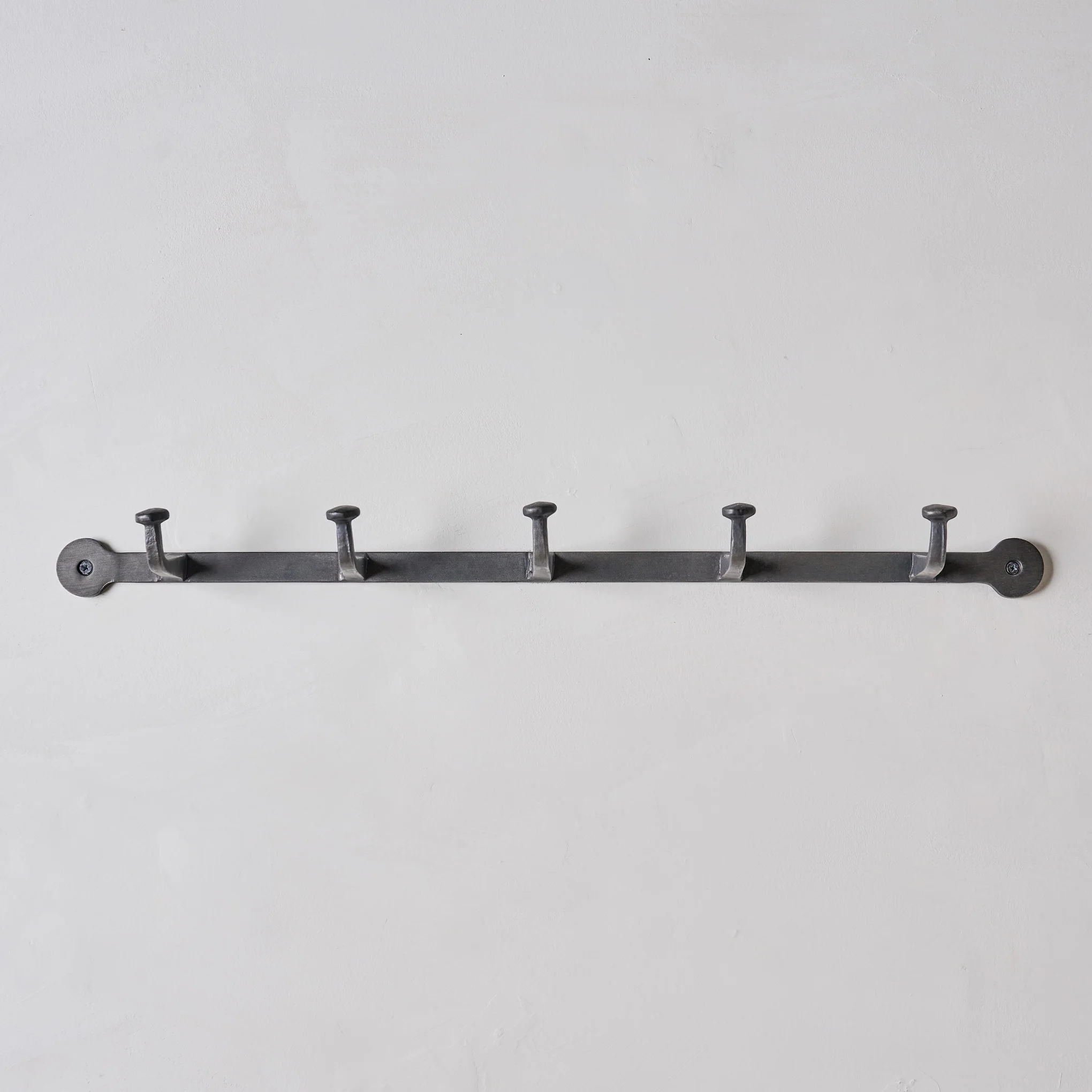 Hammered Aged Iron Wall Hooks - Image 3