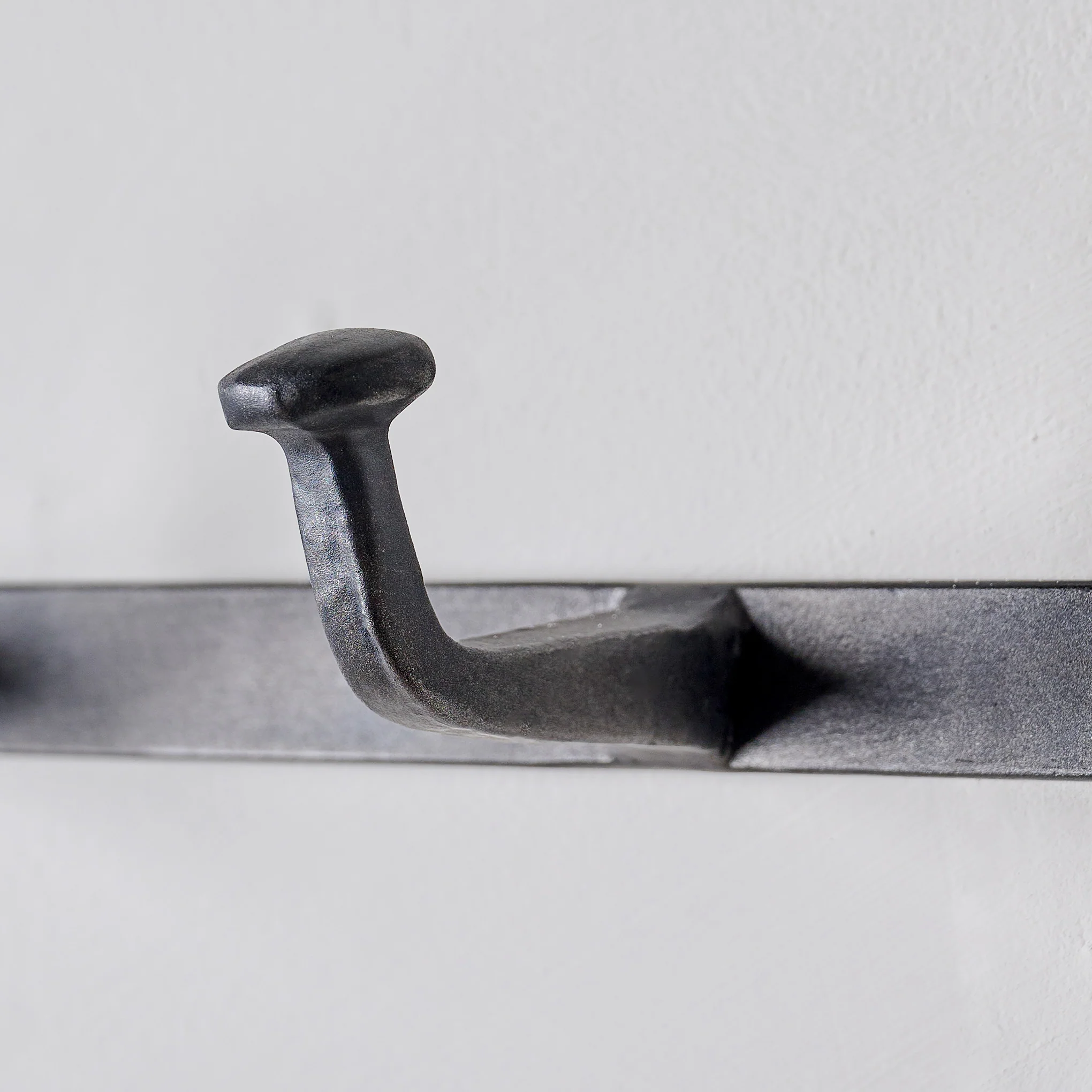 Hammered Aged Iron Wall Hooks - Image 5