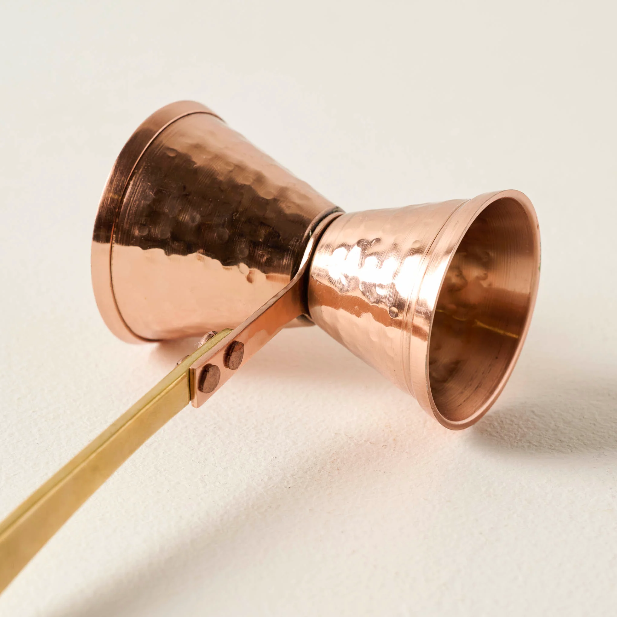 Hammered Copper and Gold Jigger - Image 2