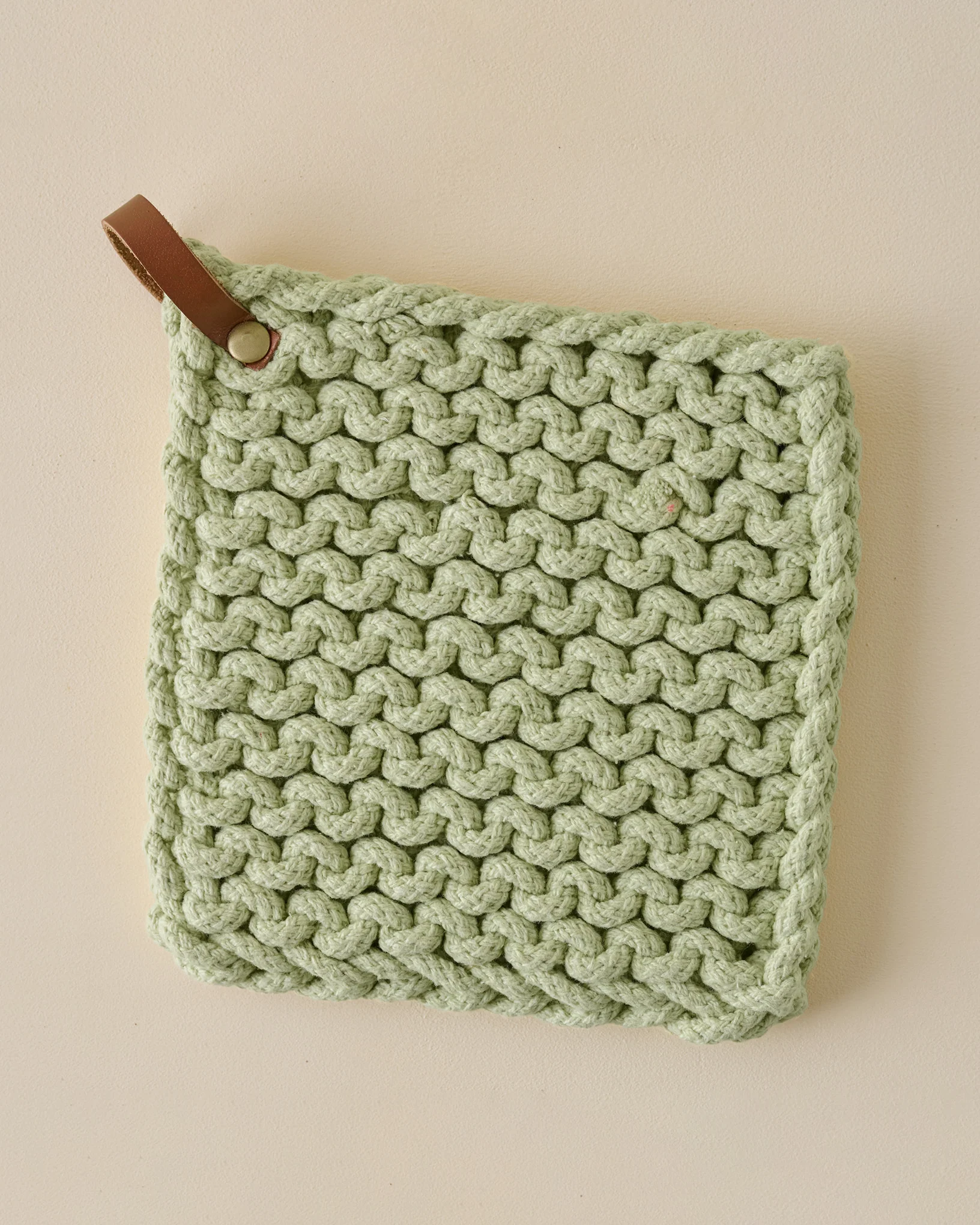 Hand Crocheted Cotton Pot Holder - Image 3