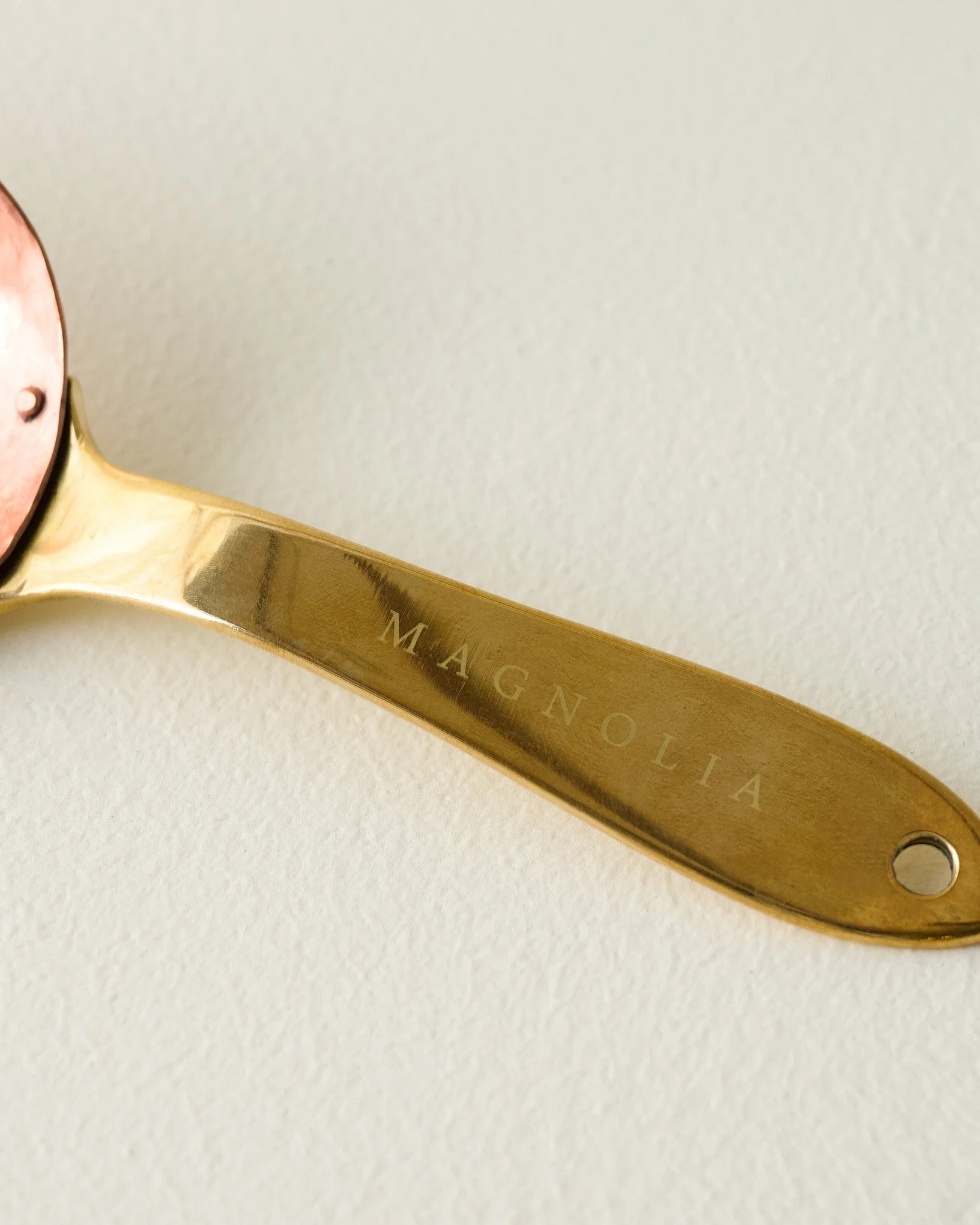 Magnolia Handmade Copper and Brass Scoop - Image 2