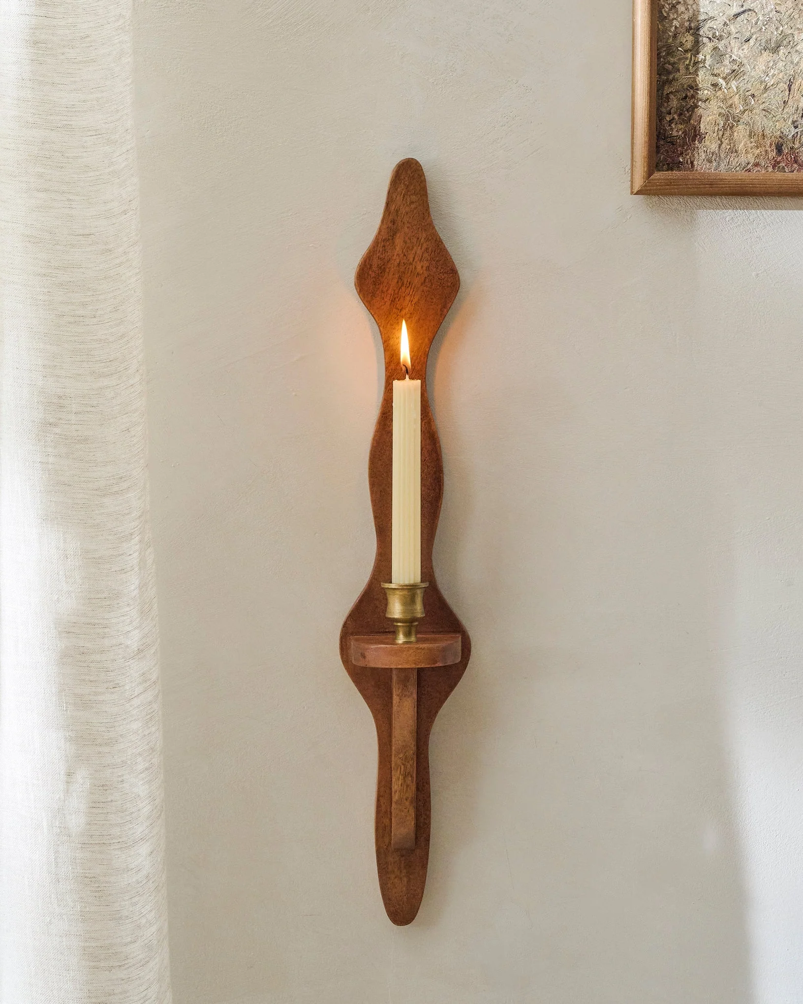 Hayes Wooden Wall Sconce, Set of Two - Image 2