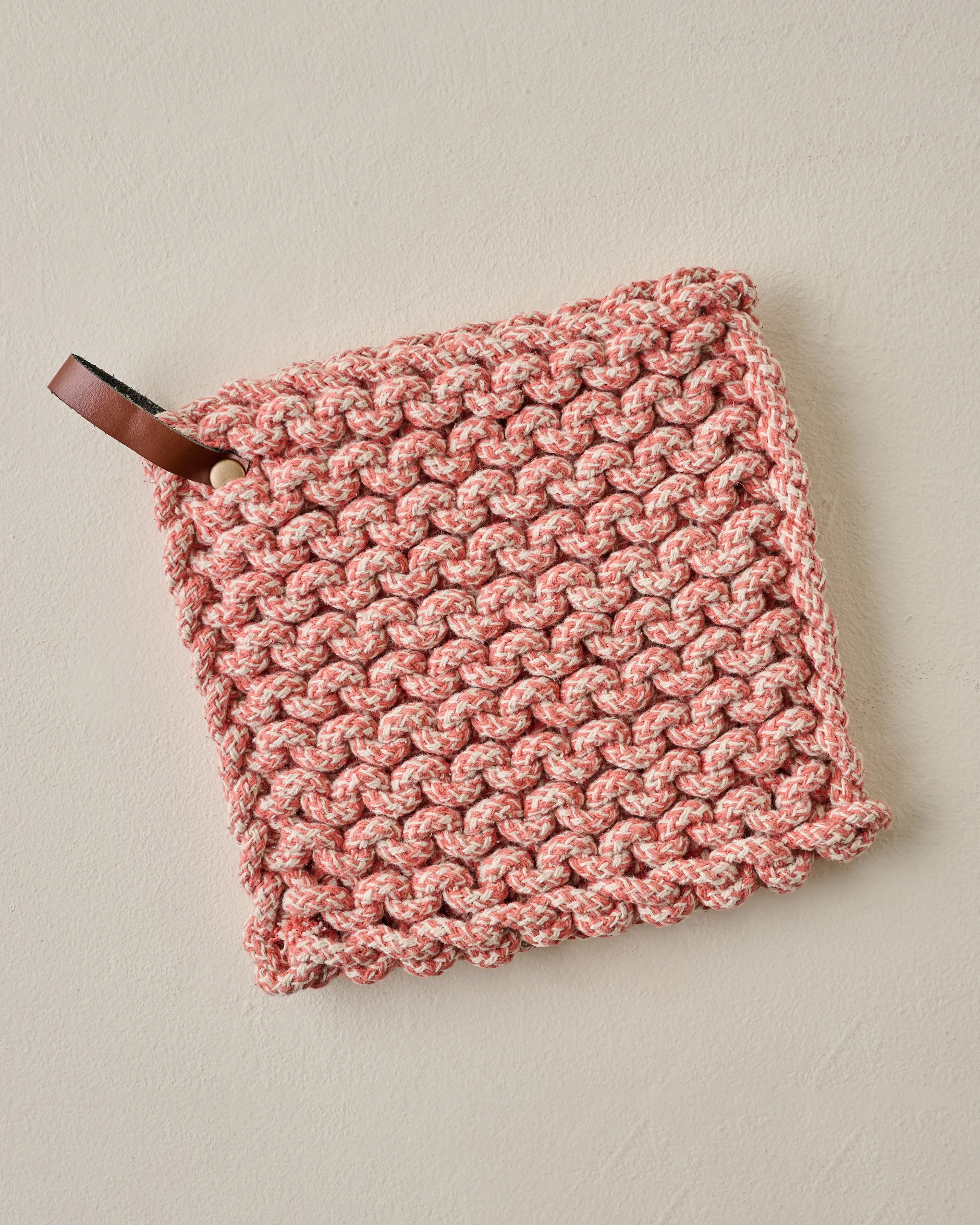Heathered Hand Crocheted Pot Holder - Image 3