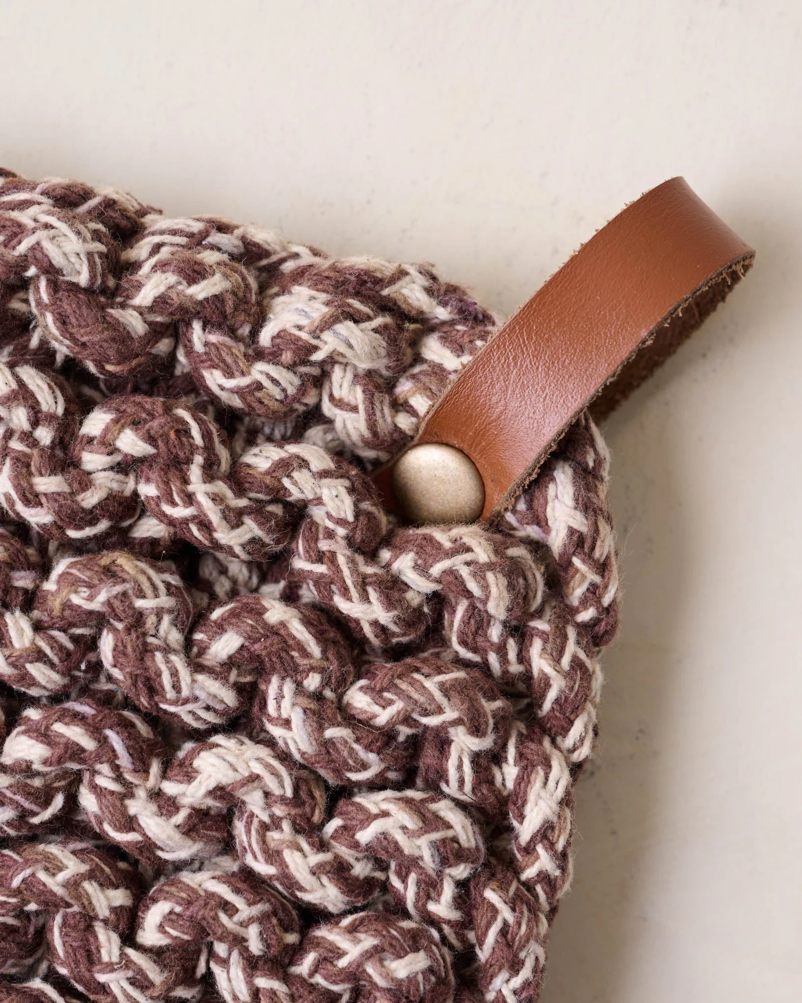 Heathered Hand Crocheted Pot Holder - Image 6