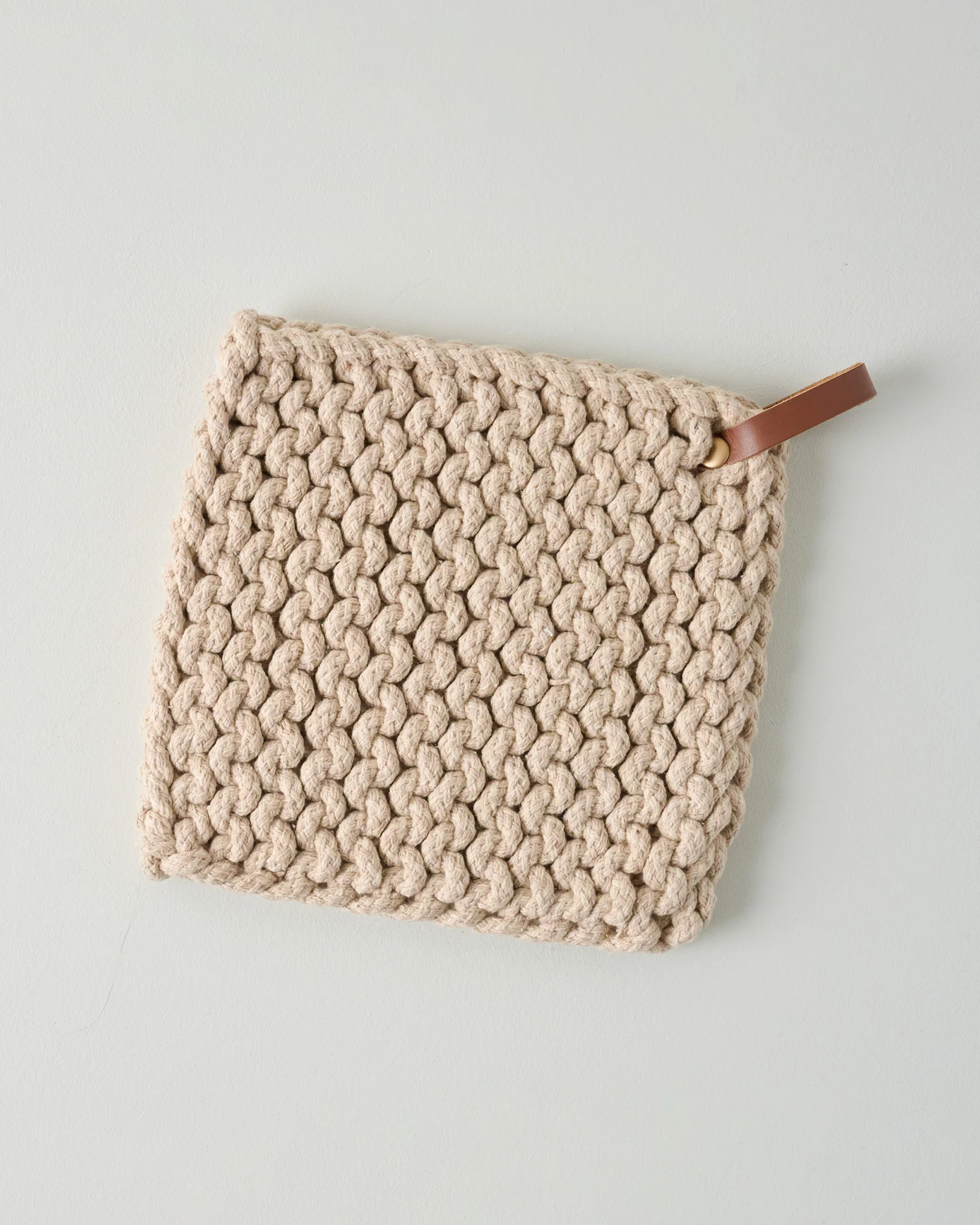 Heathered Hand Crocheted Pot Holder - Image 8