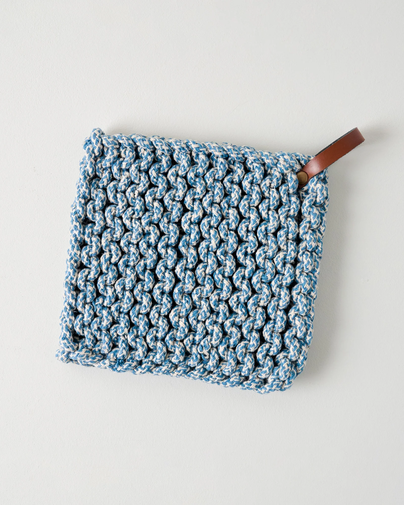 Heathered Hand Crocheted Pot Holder - Image 9