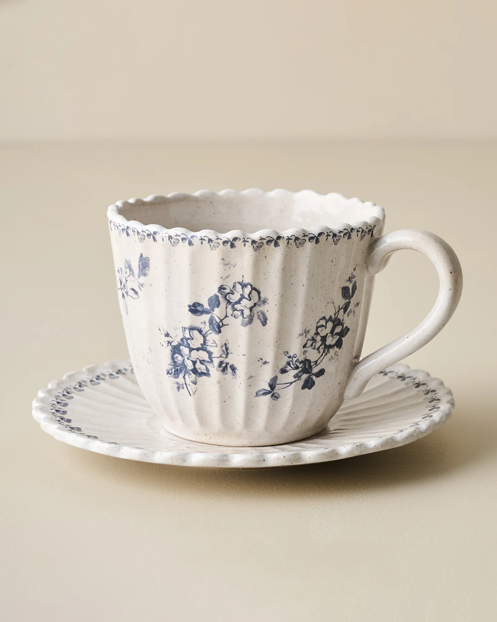 Heirloom Garden Floral Tea Cup and Saucer Set - Image 2