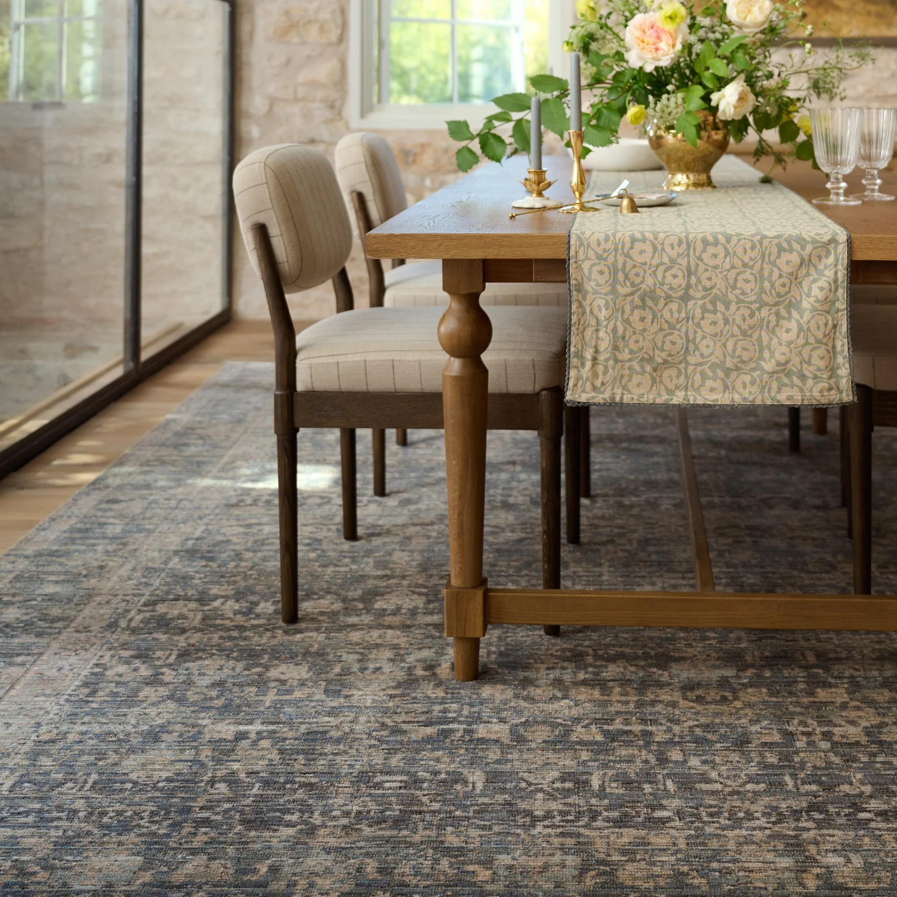 Hillcrest Indigo Sand Rug - Image 2