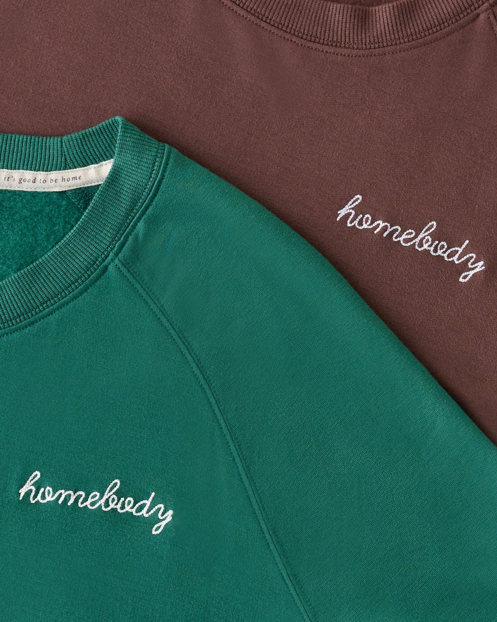 Homebody Espresso Crewneck Loungewear Set - Image 2