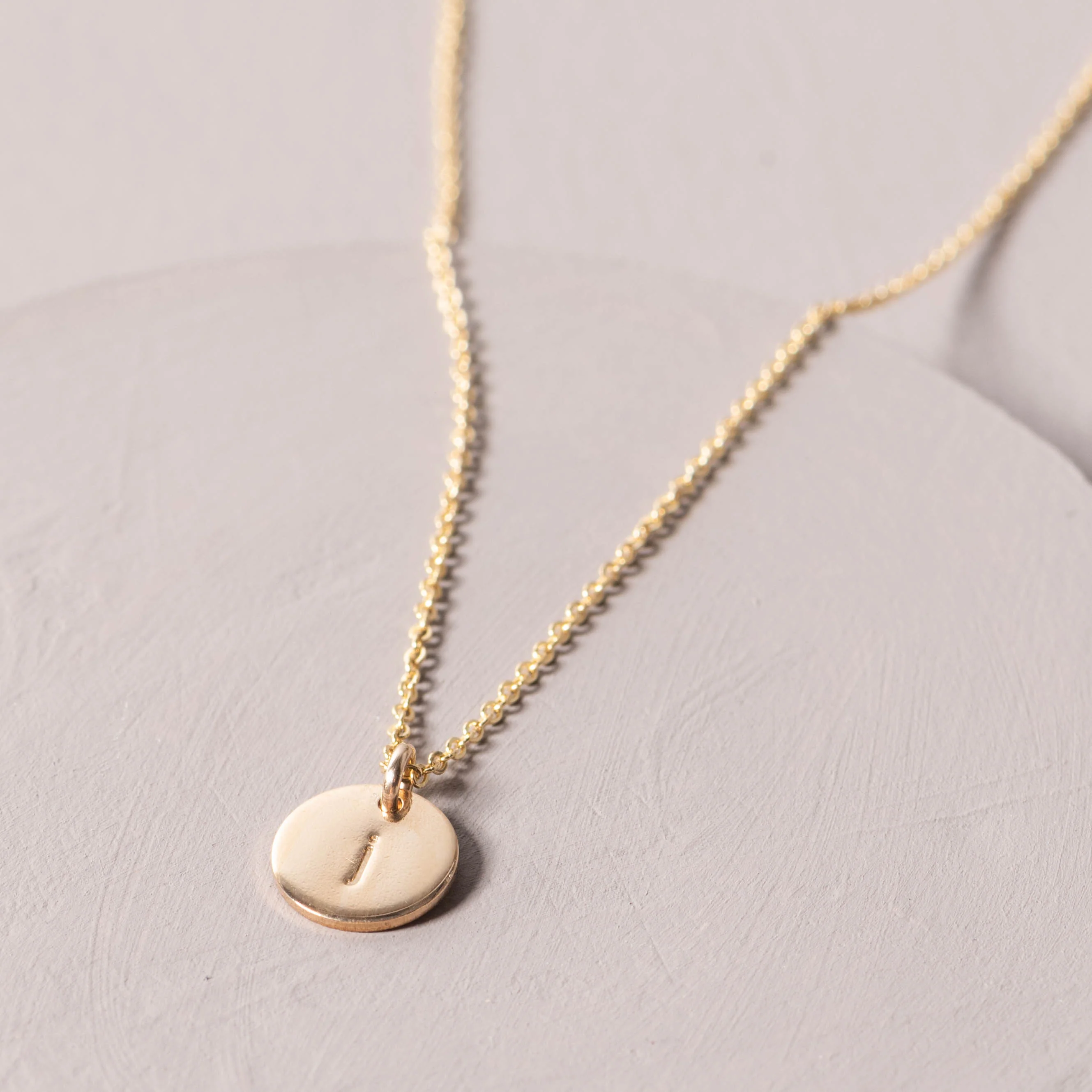 Initial Disc Necklace - Image 11