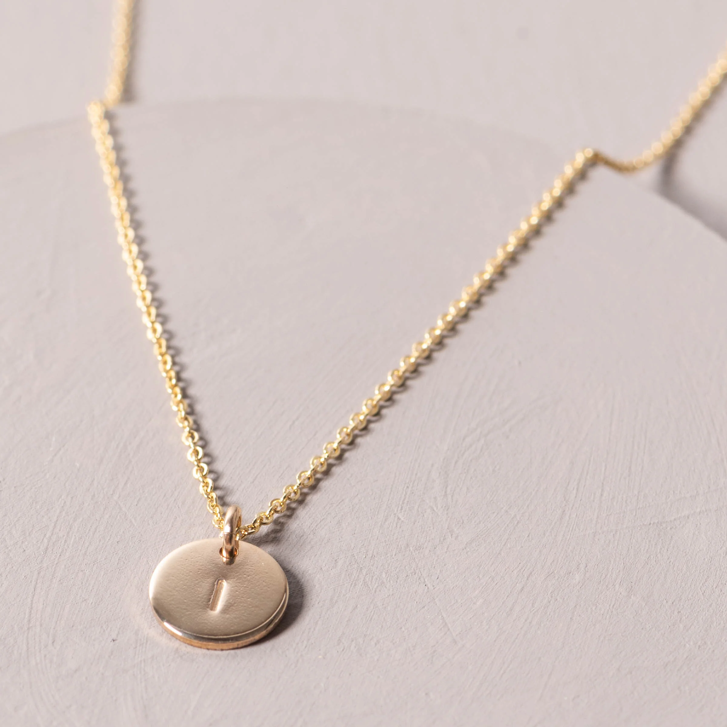 Initial Disc Necklace - Image 13