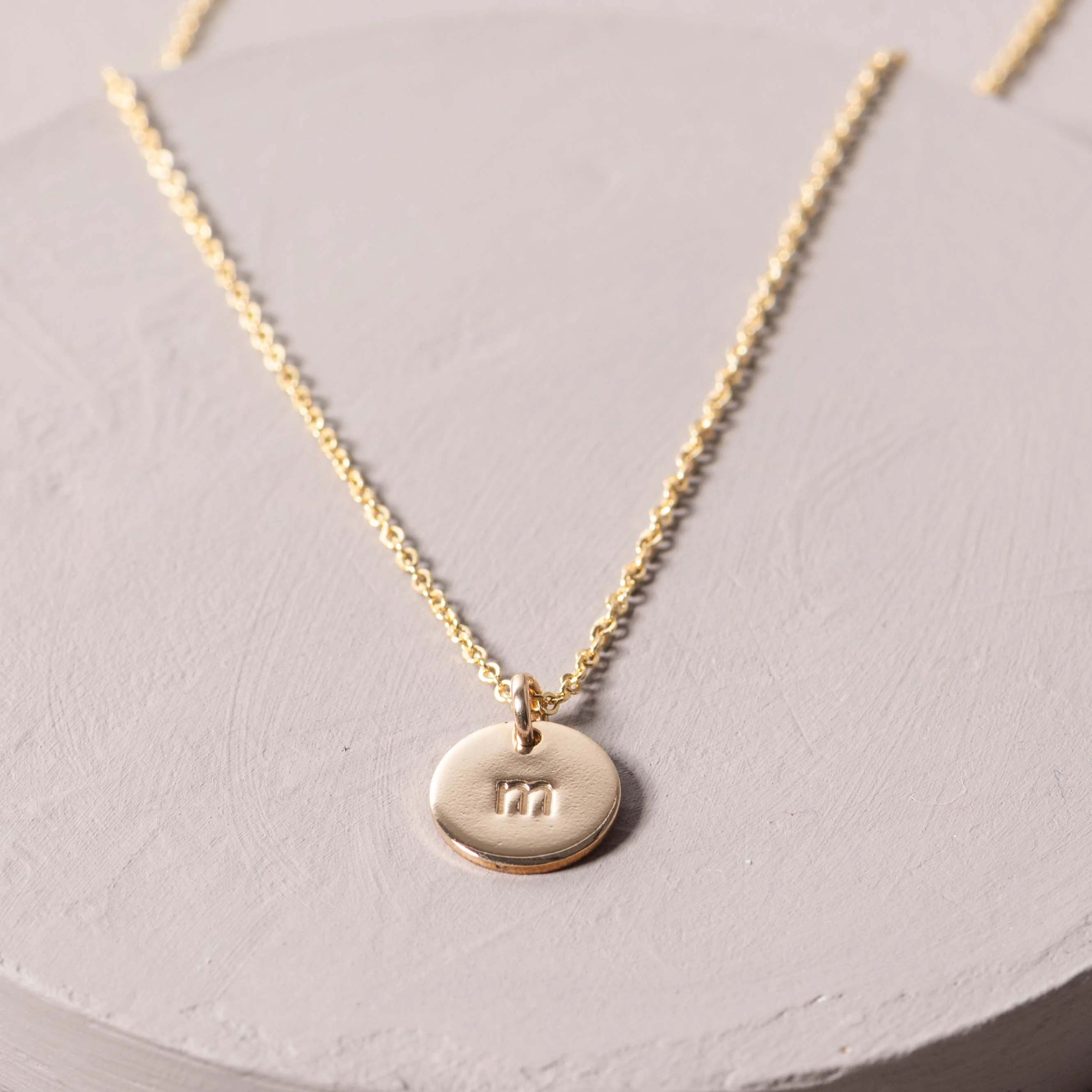 Initial Disc Necklace - Image 14