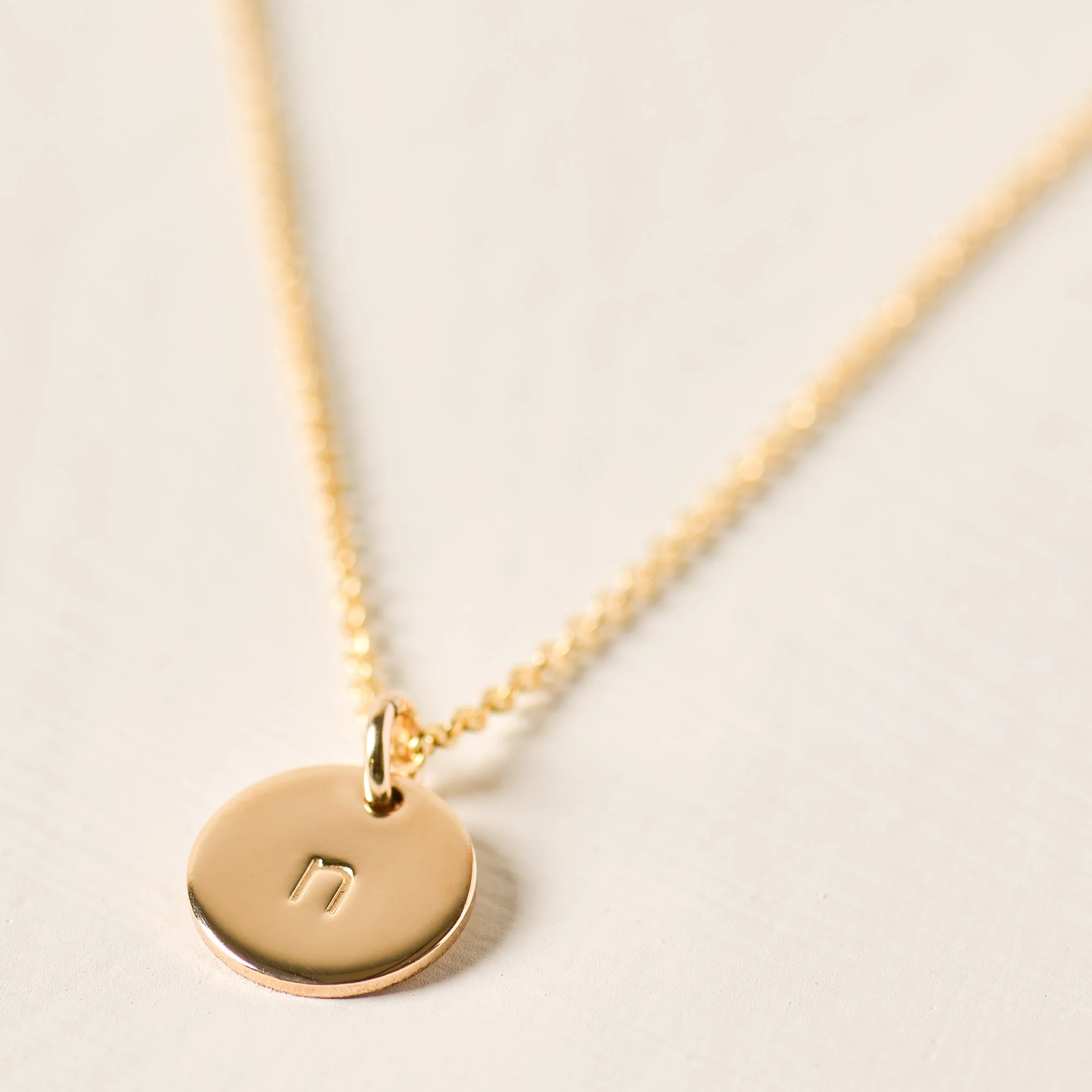 Initial Disc Necklace - Image 15