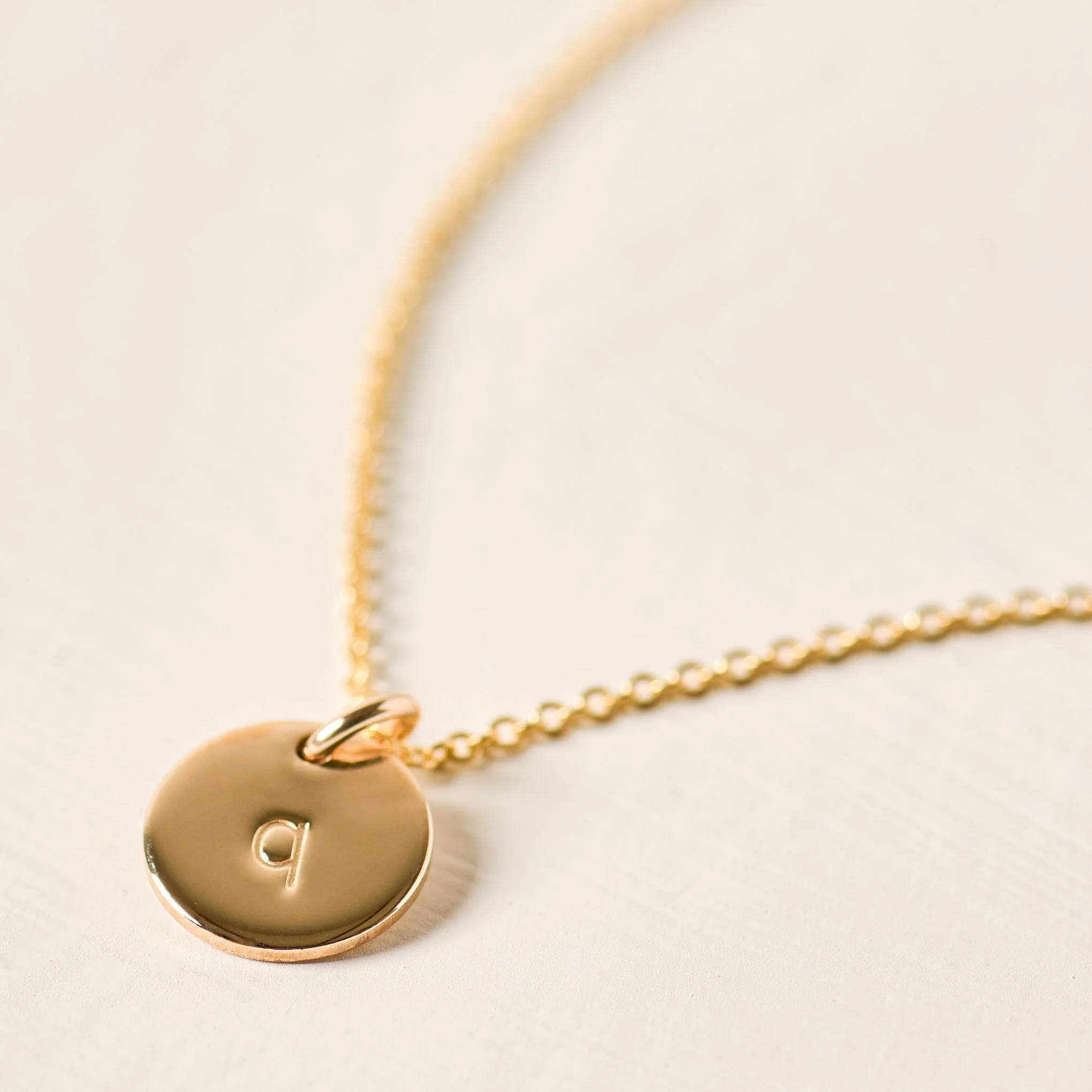 Initial Disc Necklace - Image 18