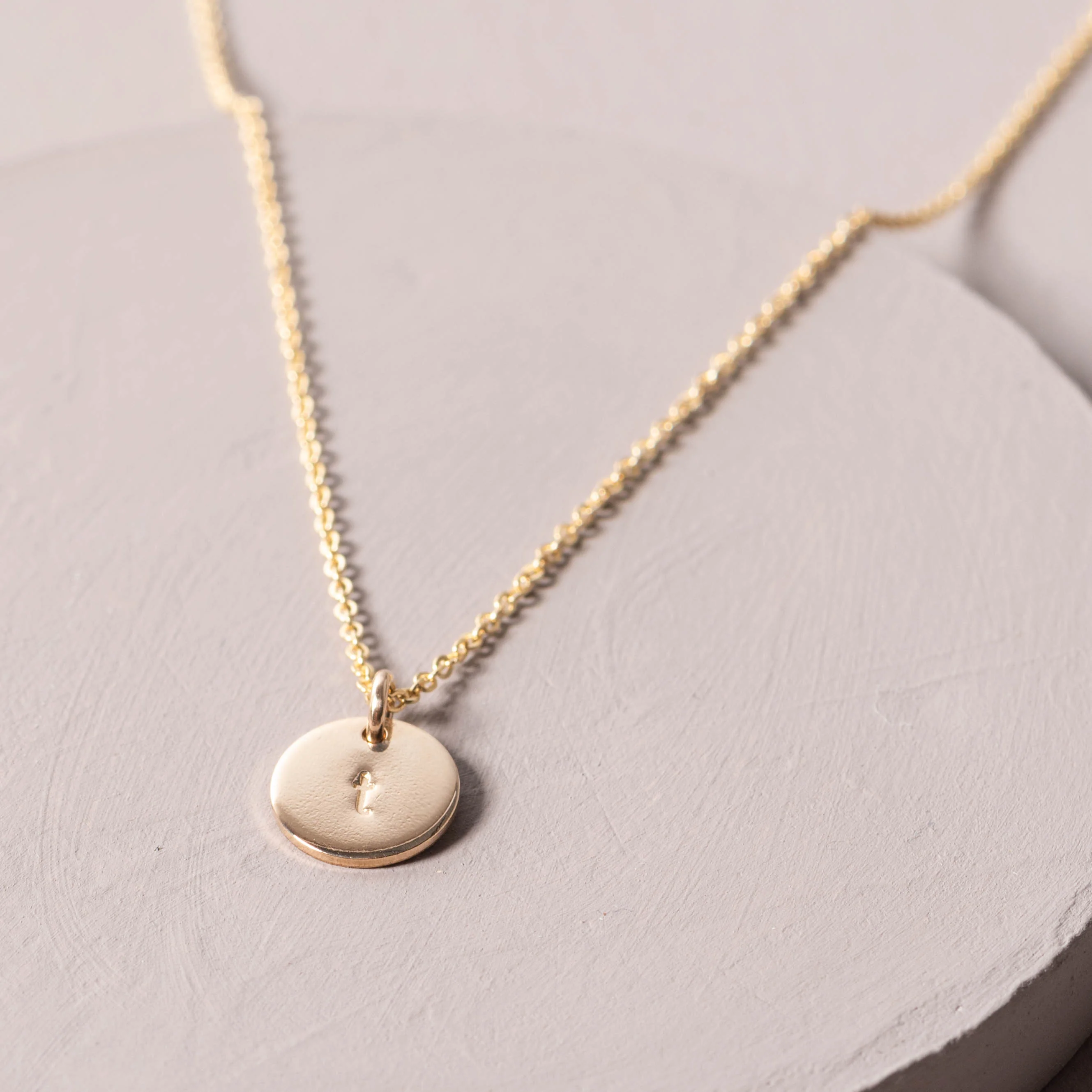 Initial Disc Necklace - Image 21