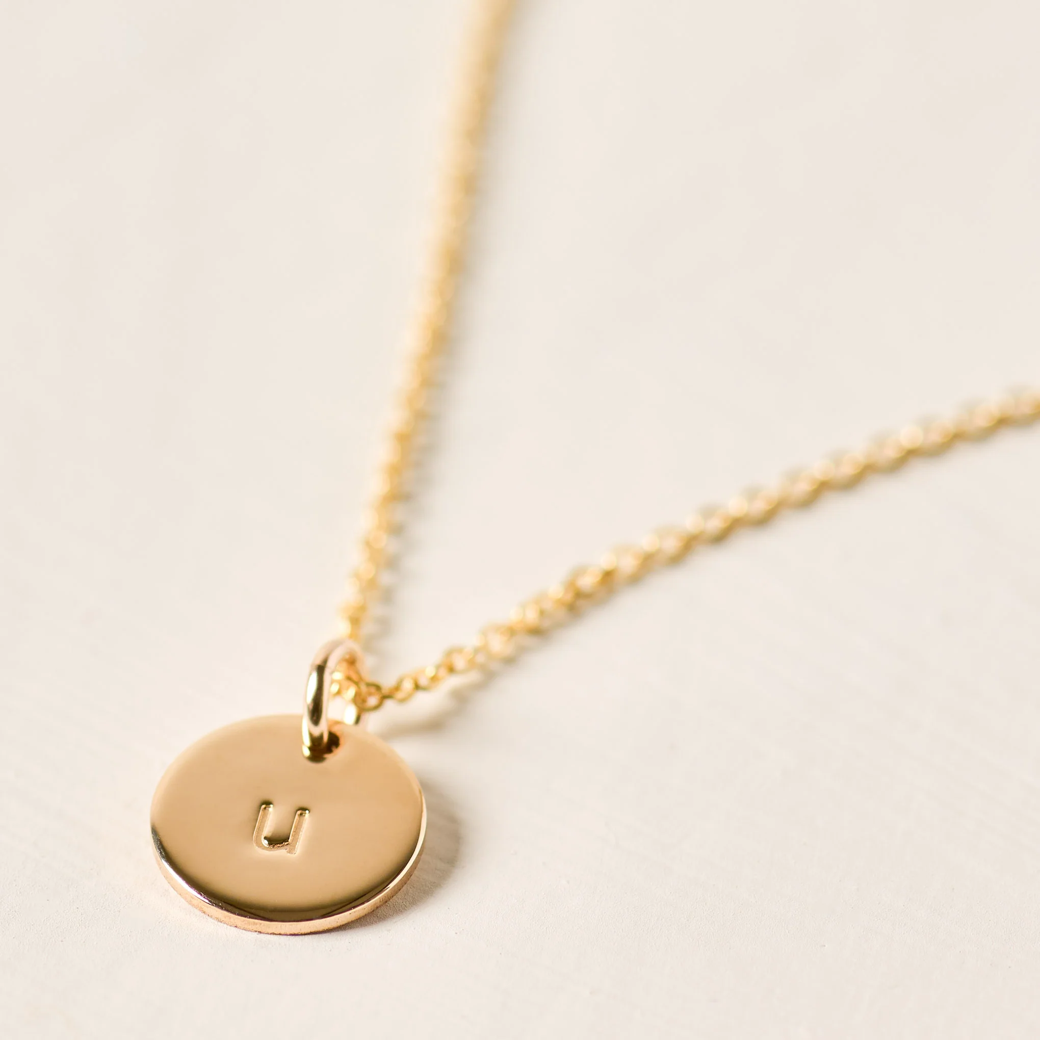 Initial Disc Necklace - Image 22