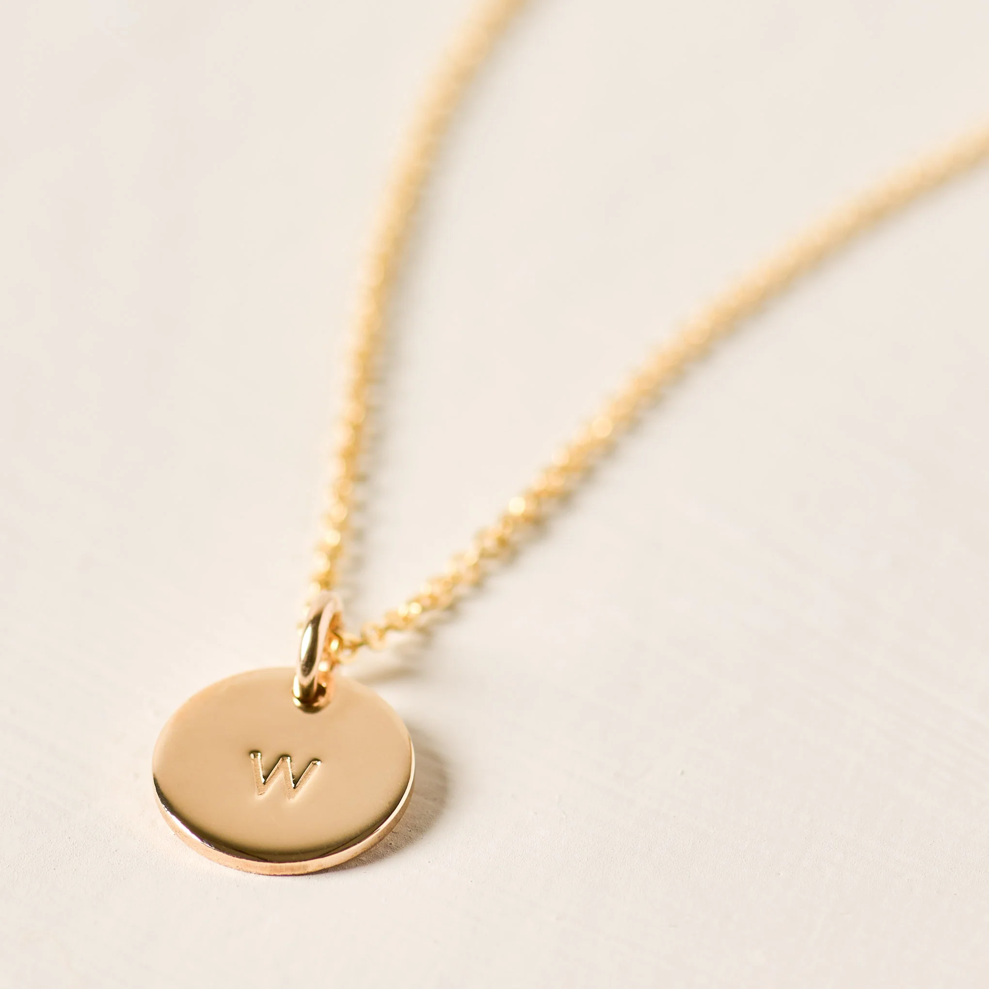 Initial Disc Necklace - Image 24