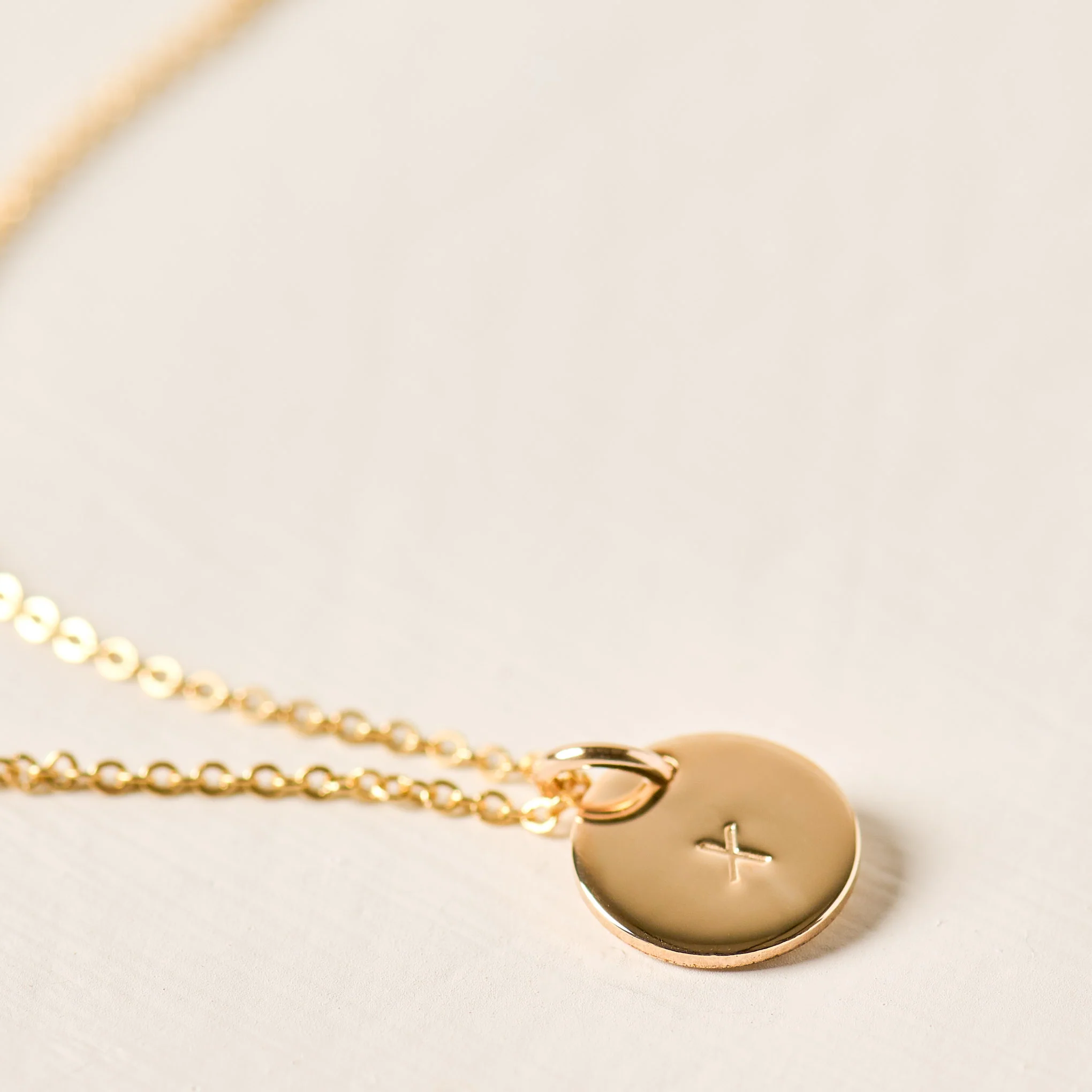 Initial Disc Necklace - Image 25