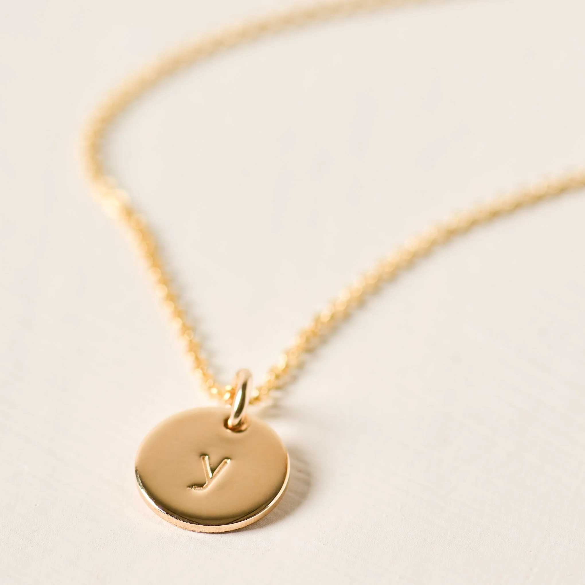 Initial Disc Necklace - Image 26