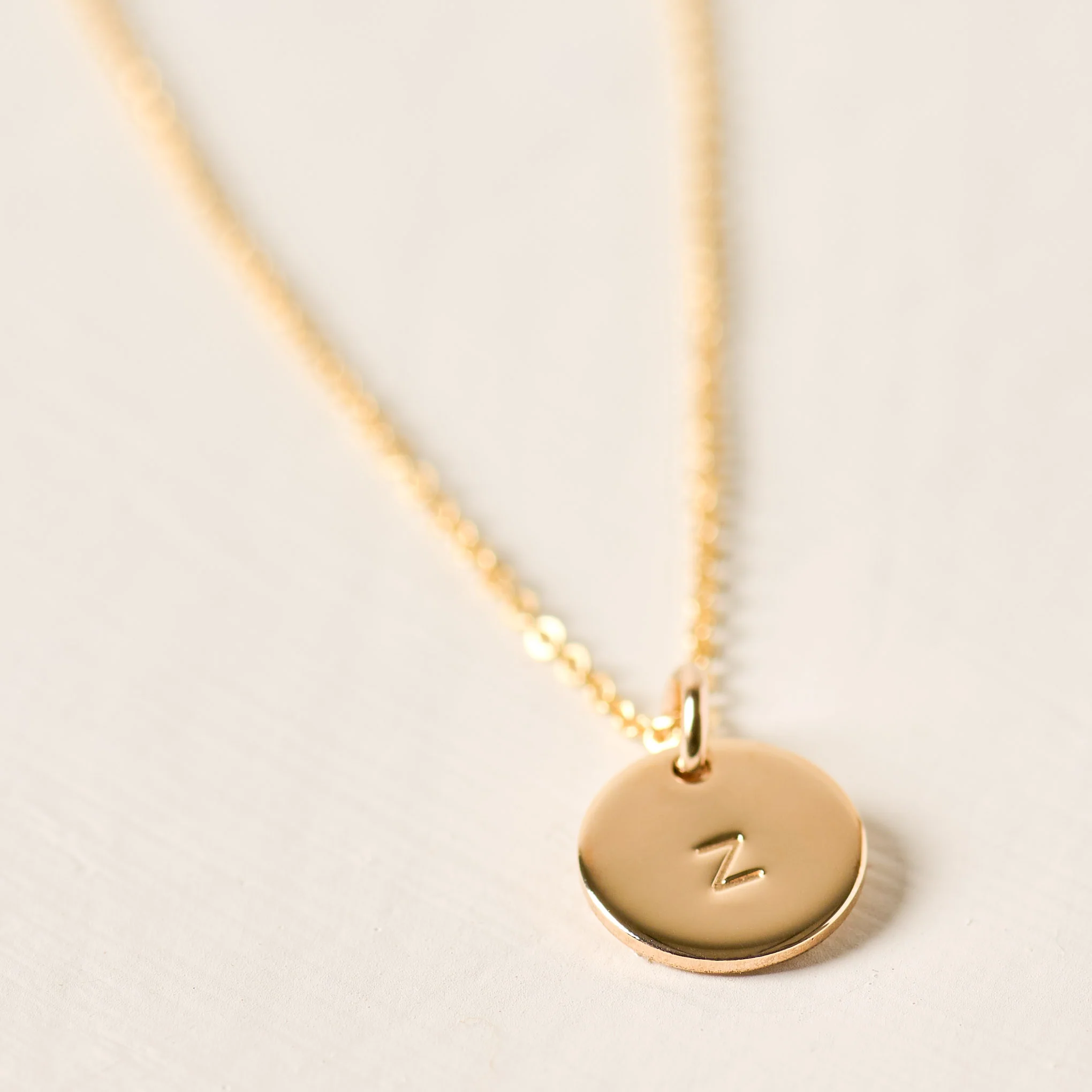 Initial Disc Necklace - Image 27