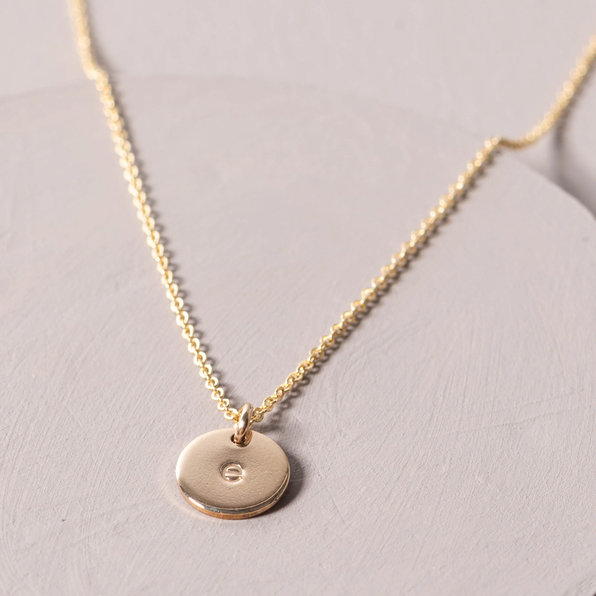Initial Disc Necklace - Image 6