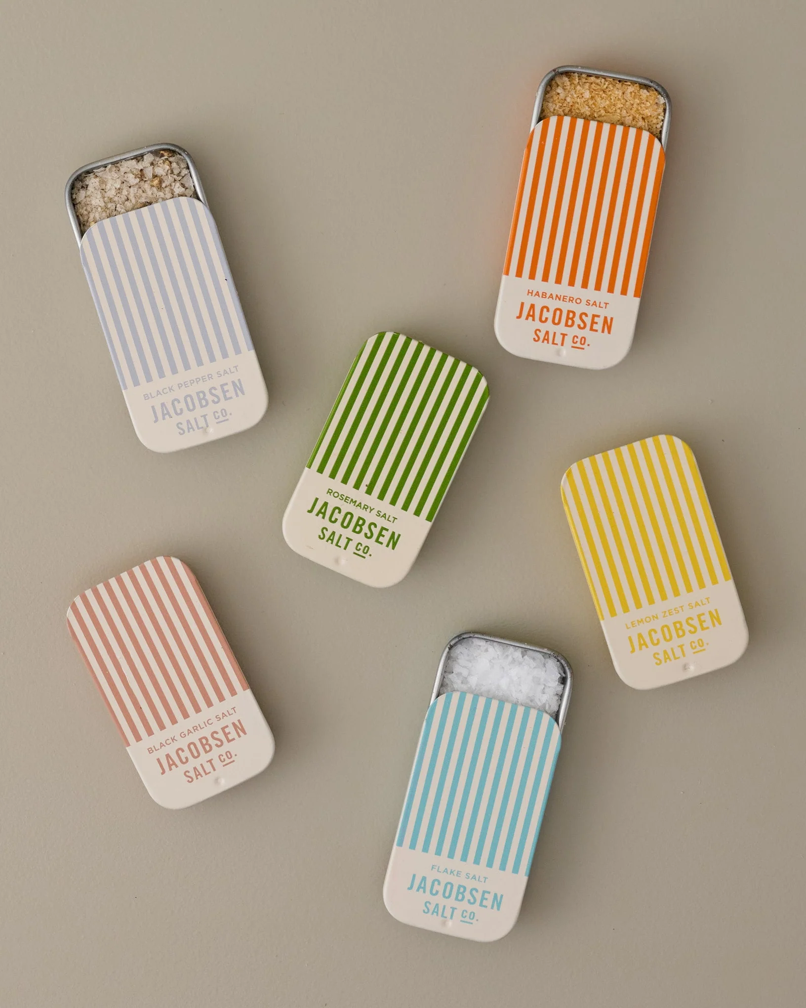 Jacobsen Salt Co. Infused Salt Tin Collection