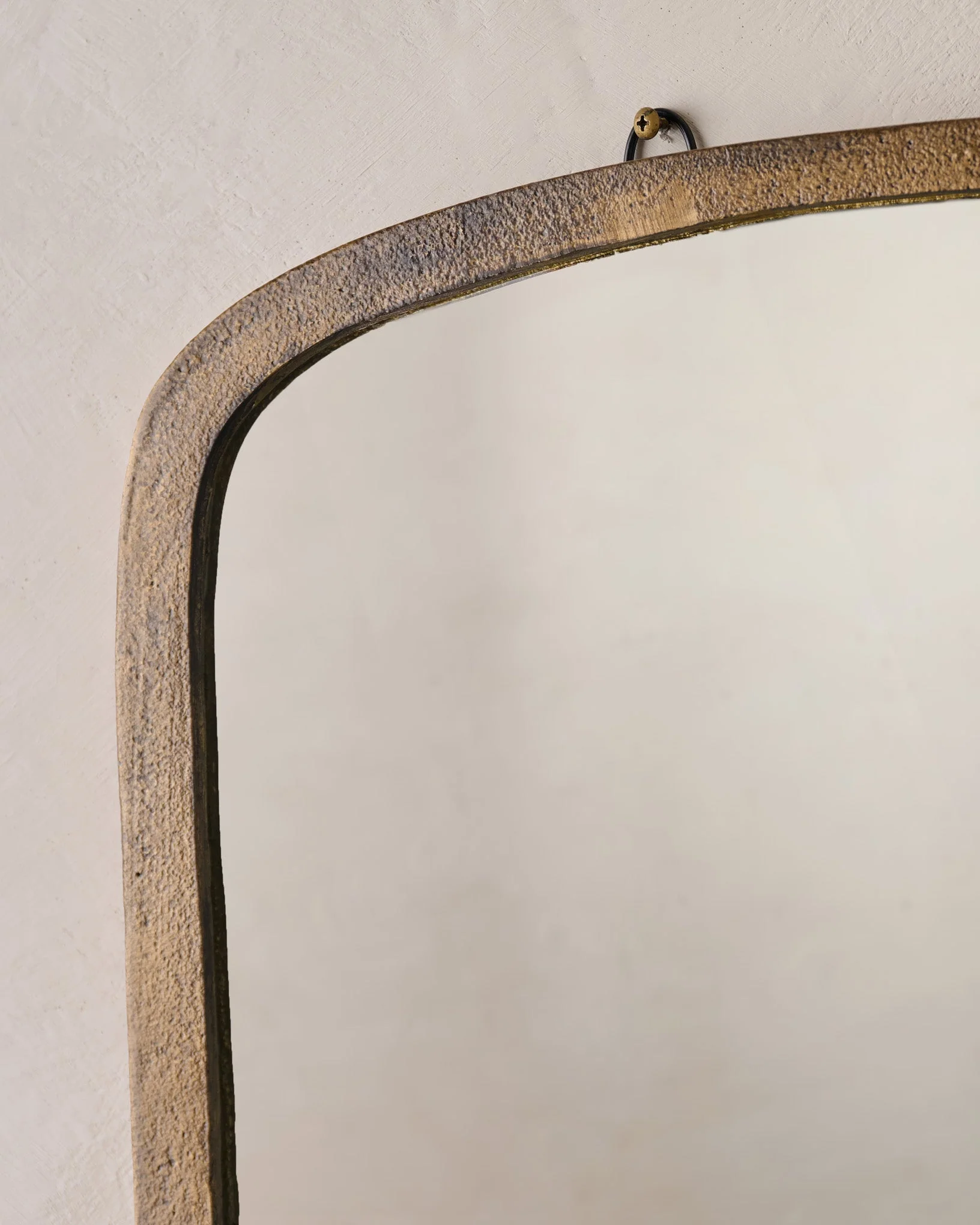 Jameson Aged Brass Framed Mirror - Image 3