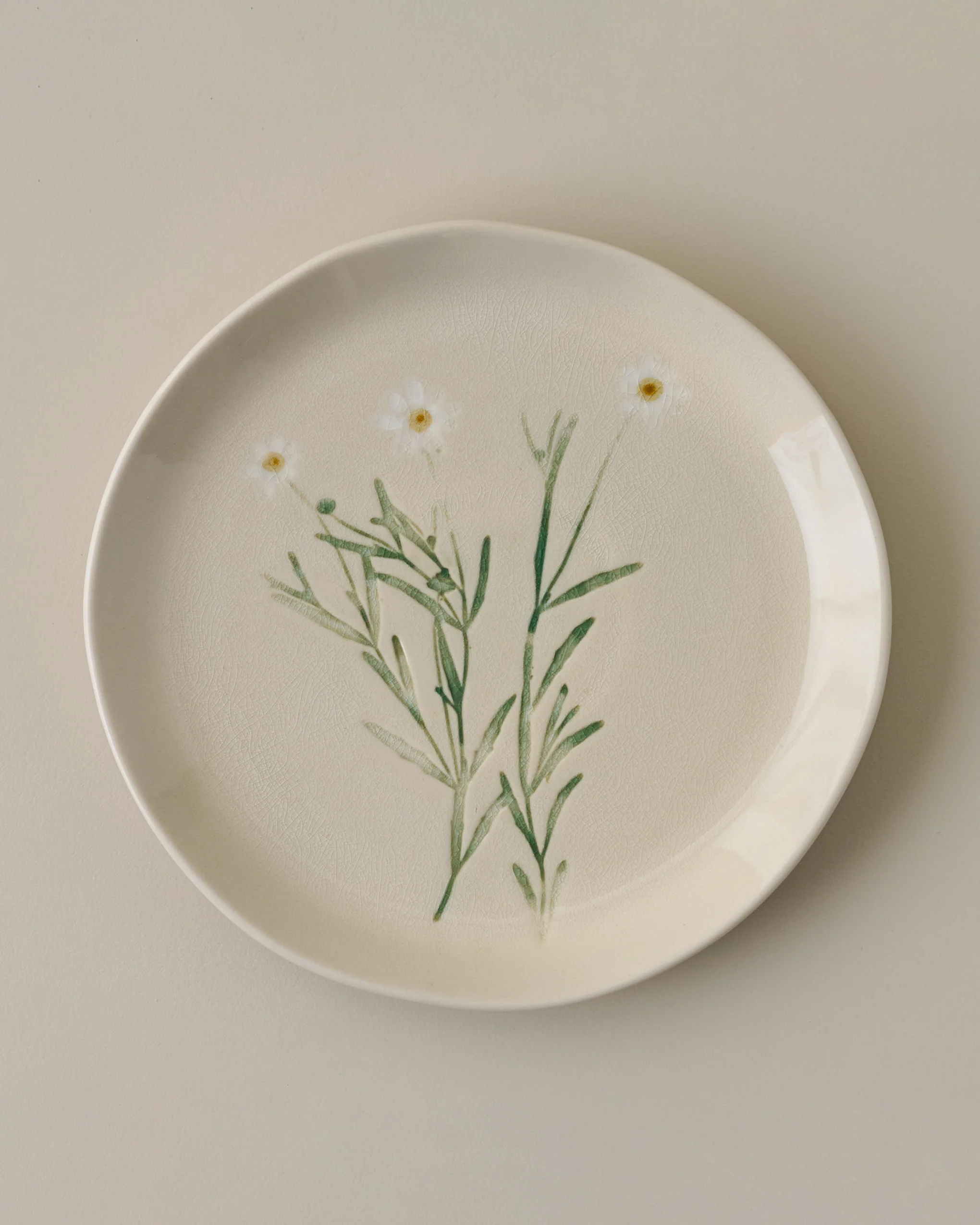 Jo's Pressed Floral Dessert Plate Set of Four - Image 3