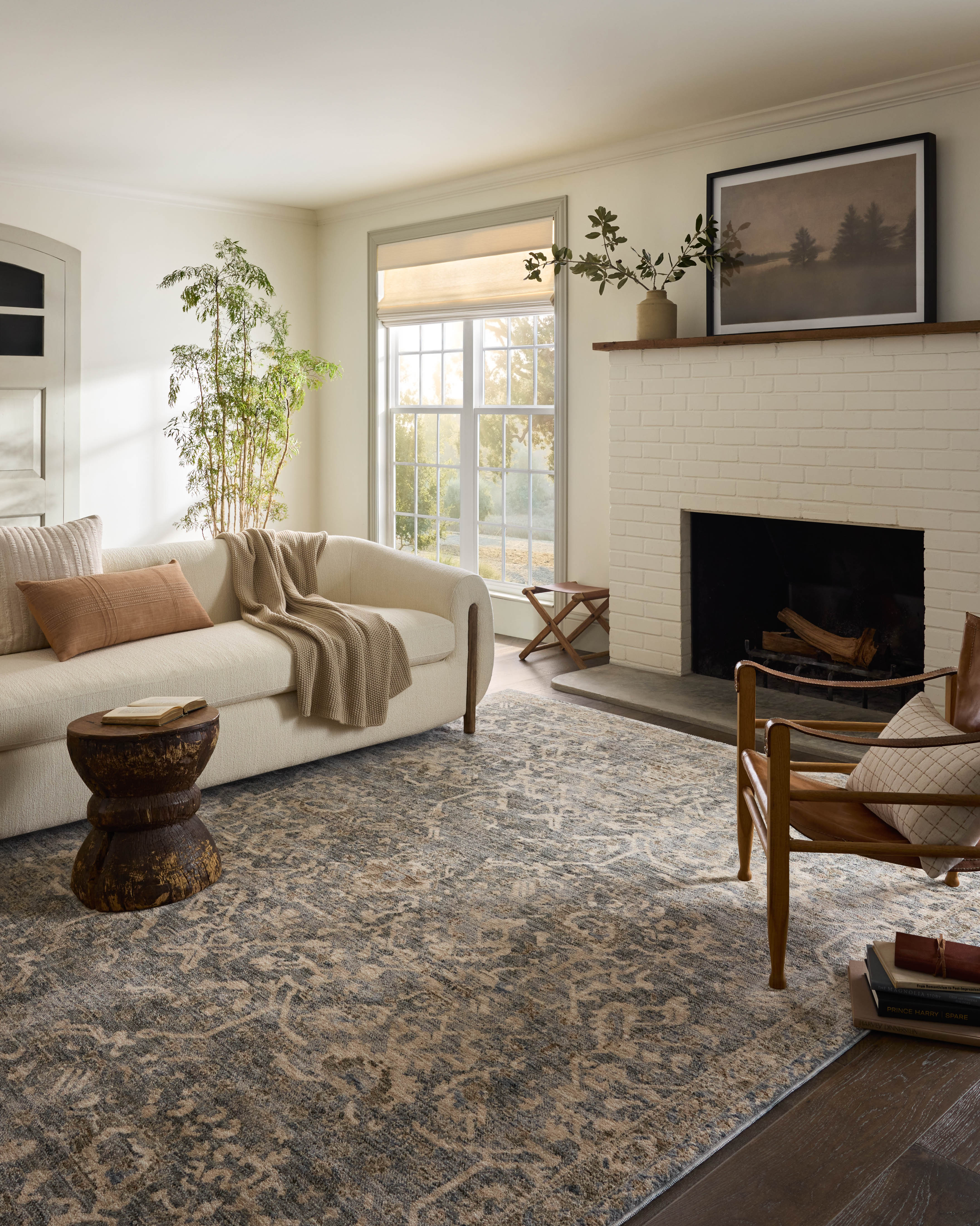 Junie Blue Natural Rug - Image 2