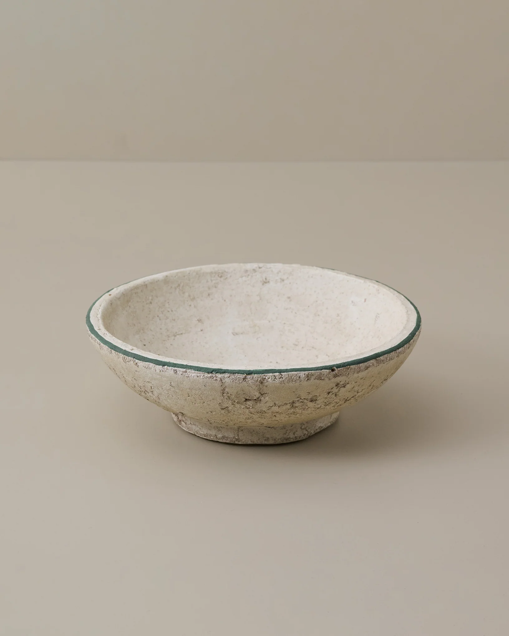 Lane Green Rimmed Decorative Bowl - Image 3
