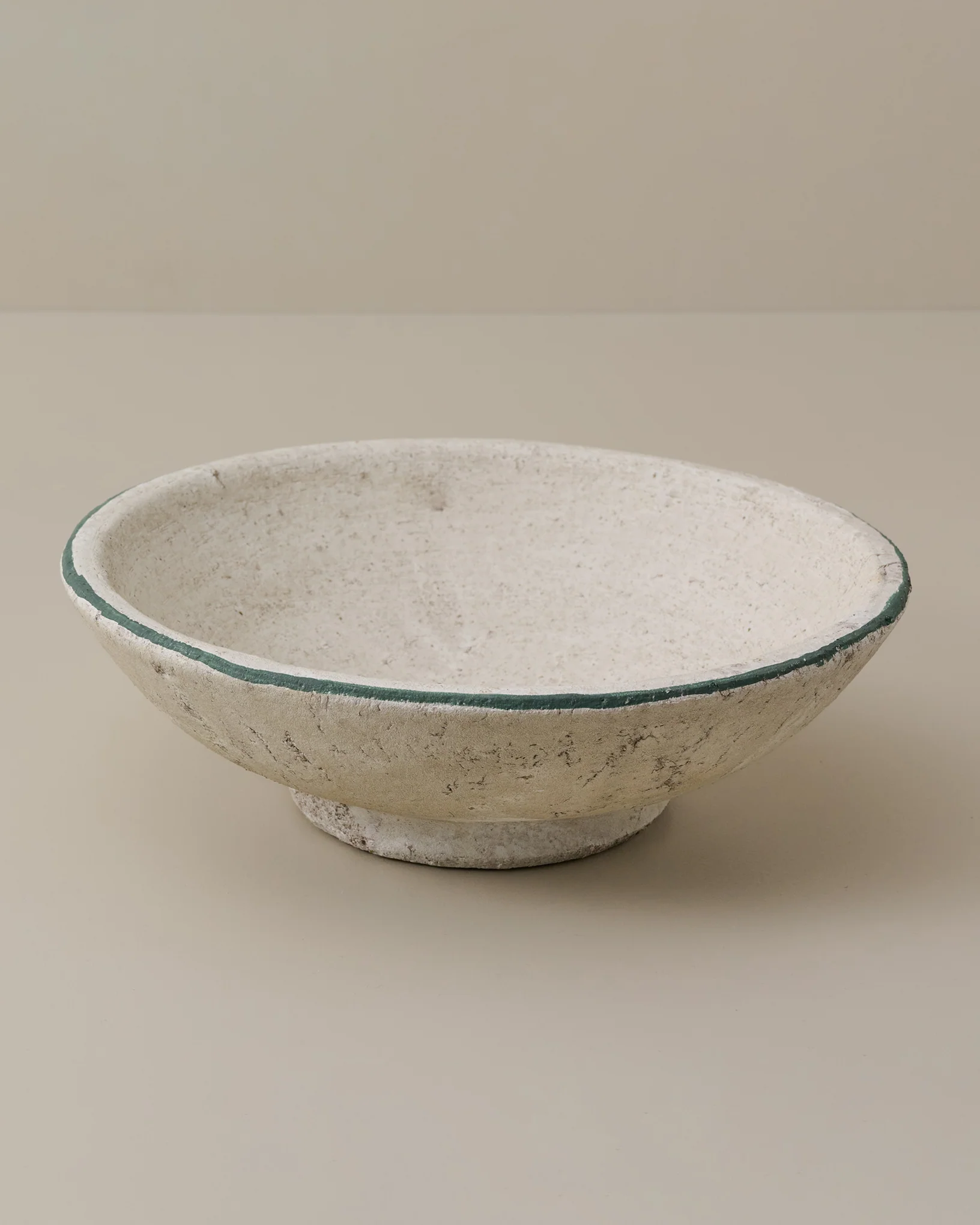 Lane Green Rimmed Decorative Bowl - Image 4
