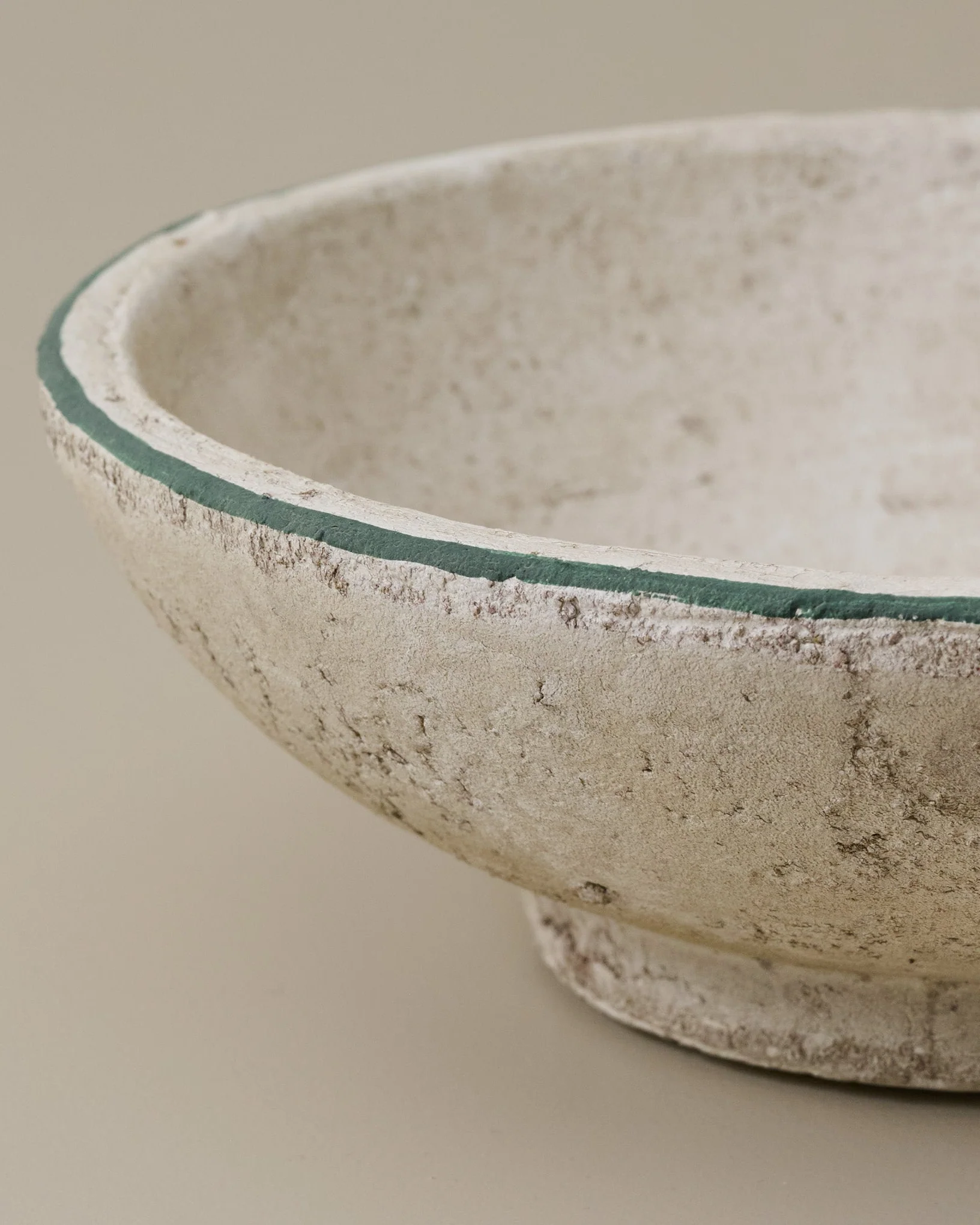 Lane Green Rimmed Decorative Bowl - Image 5