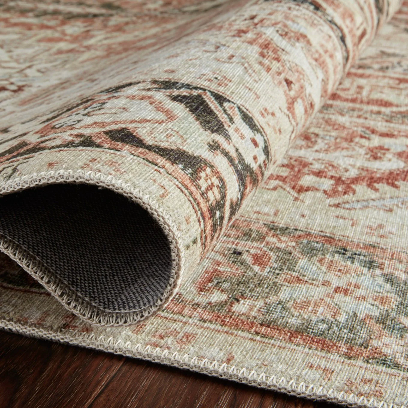 Lenna Rust Charcoal Rug - Image 4