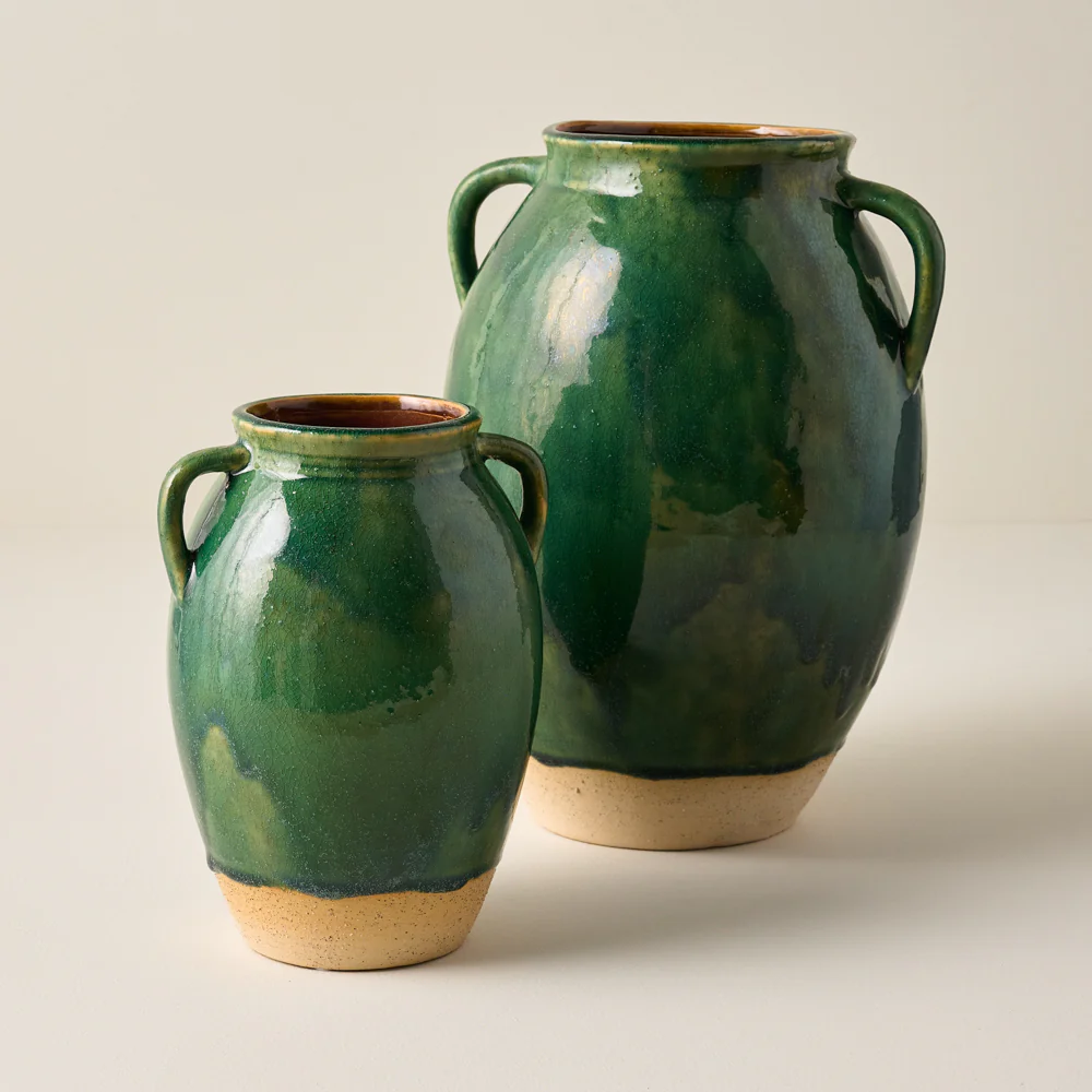 Lorne Glazed Amphora Vase