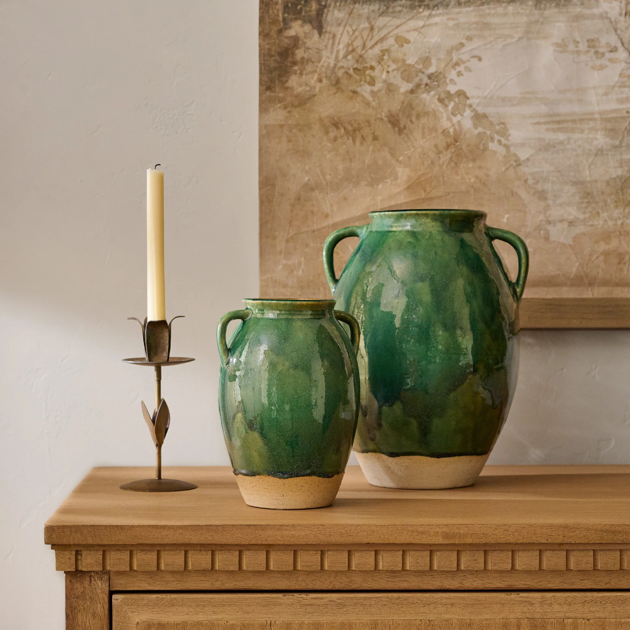 Lorne Glazed Amphora Vase - Image 2