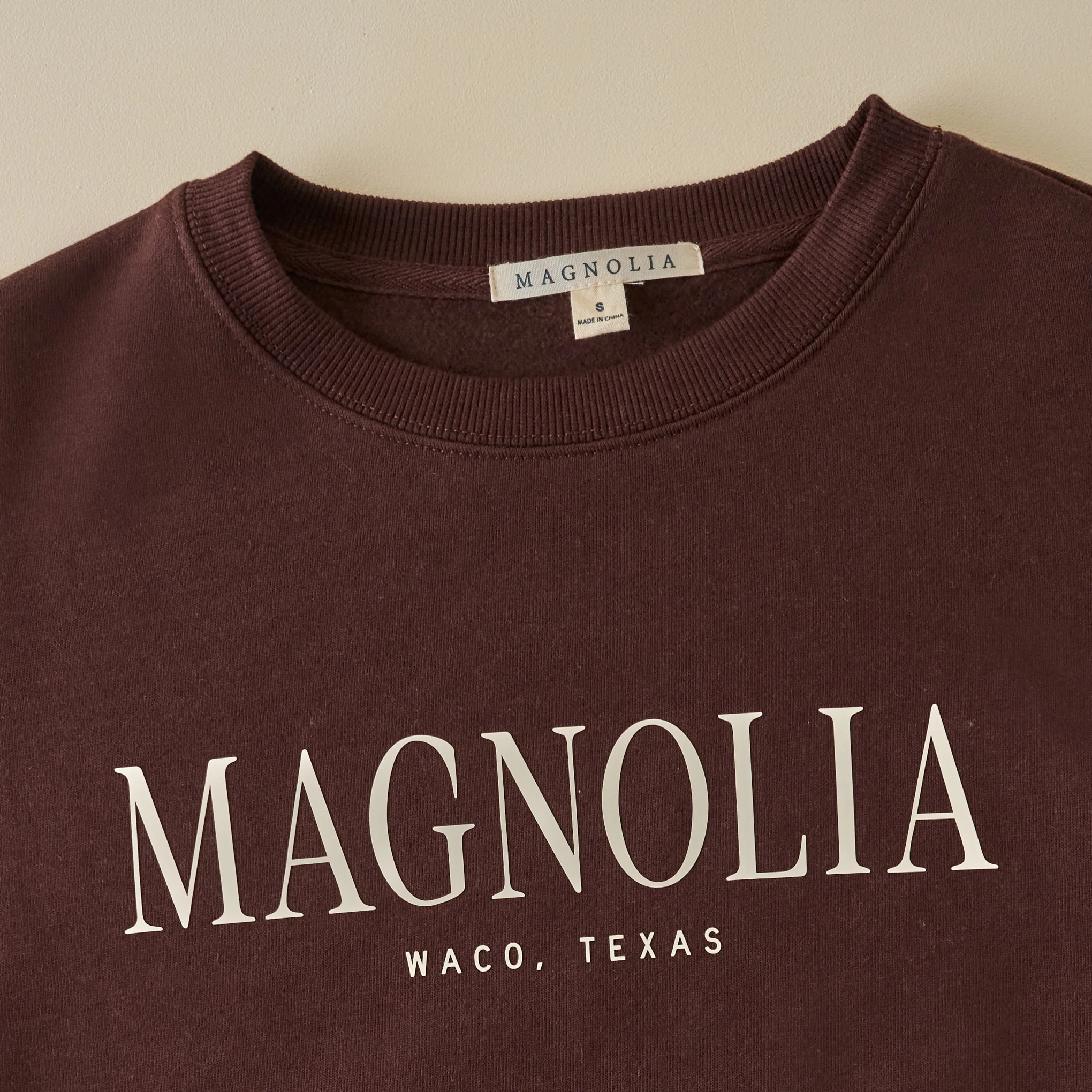 Magnolia Chocolate Soft Fleece Sweatshirt - Image 2