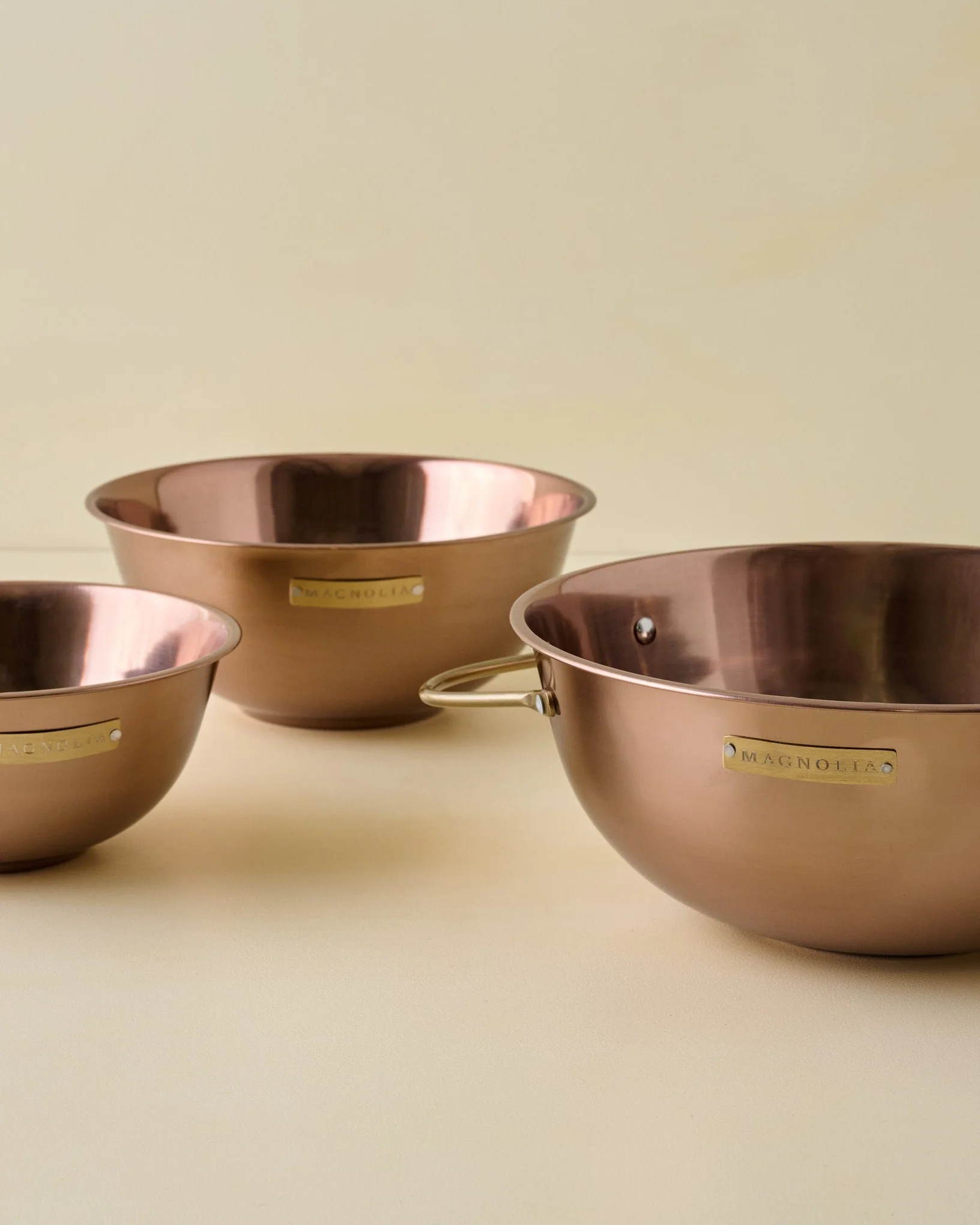 Magnolia Copper Mixing Bowl Set - Image 2