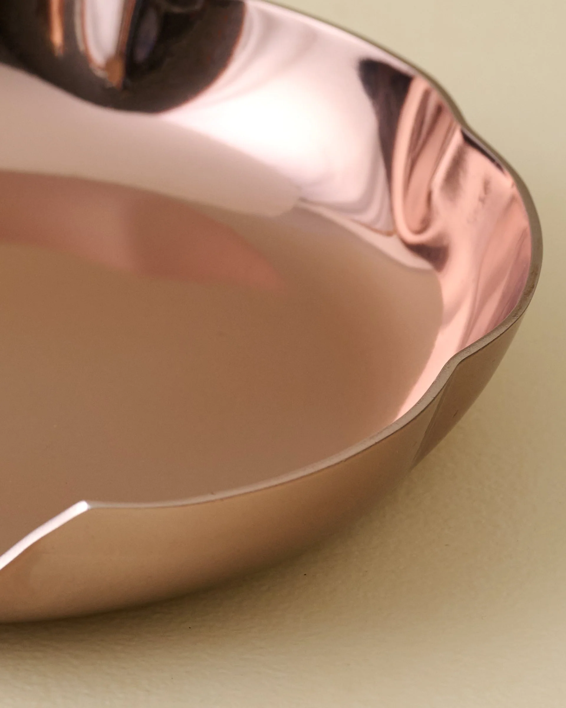Magnolia Copper Scalloped Spoon Rest - Image 2