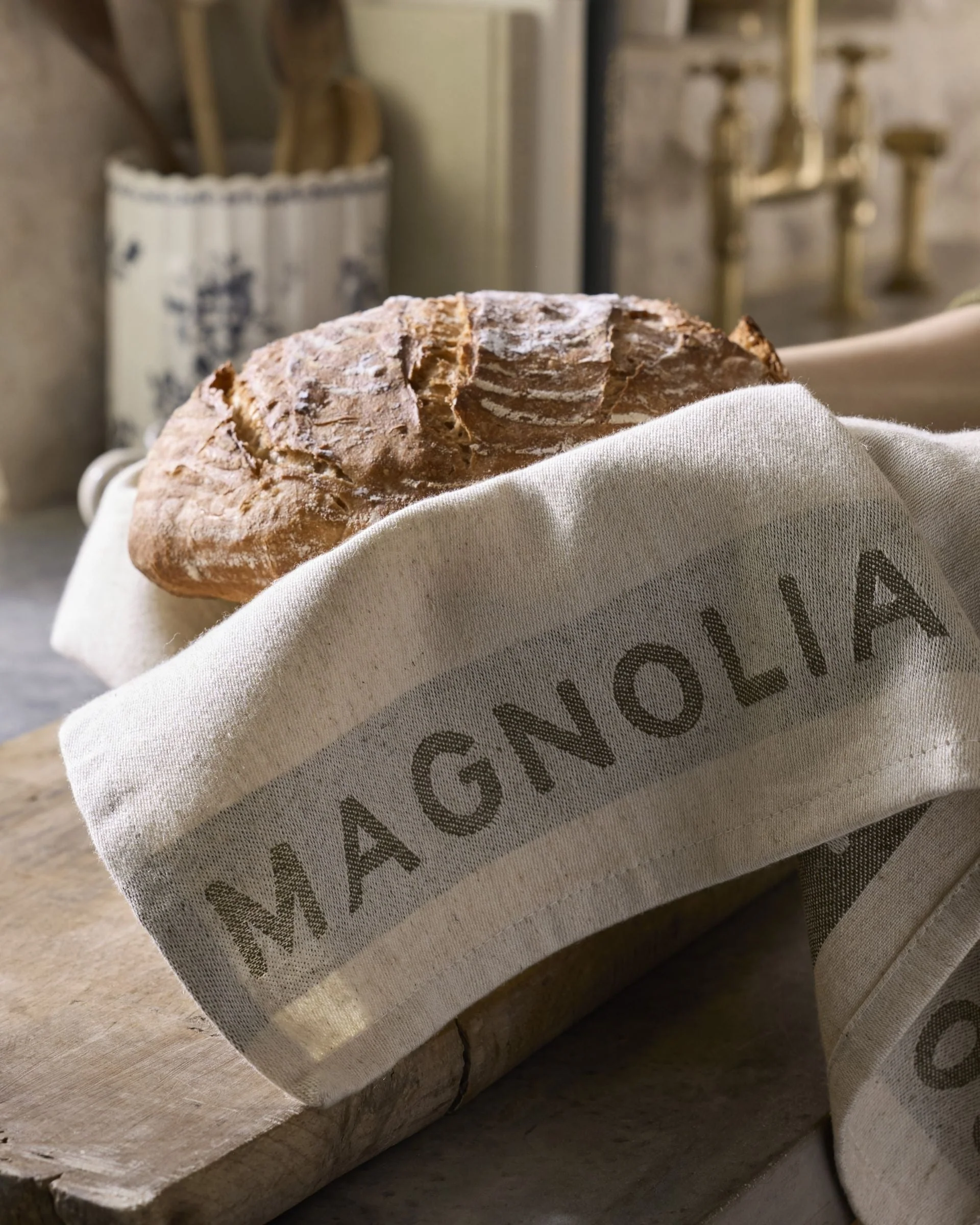 Magnolia Est. Convertible Tea Towel Apron - Green - Image 3