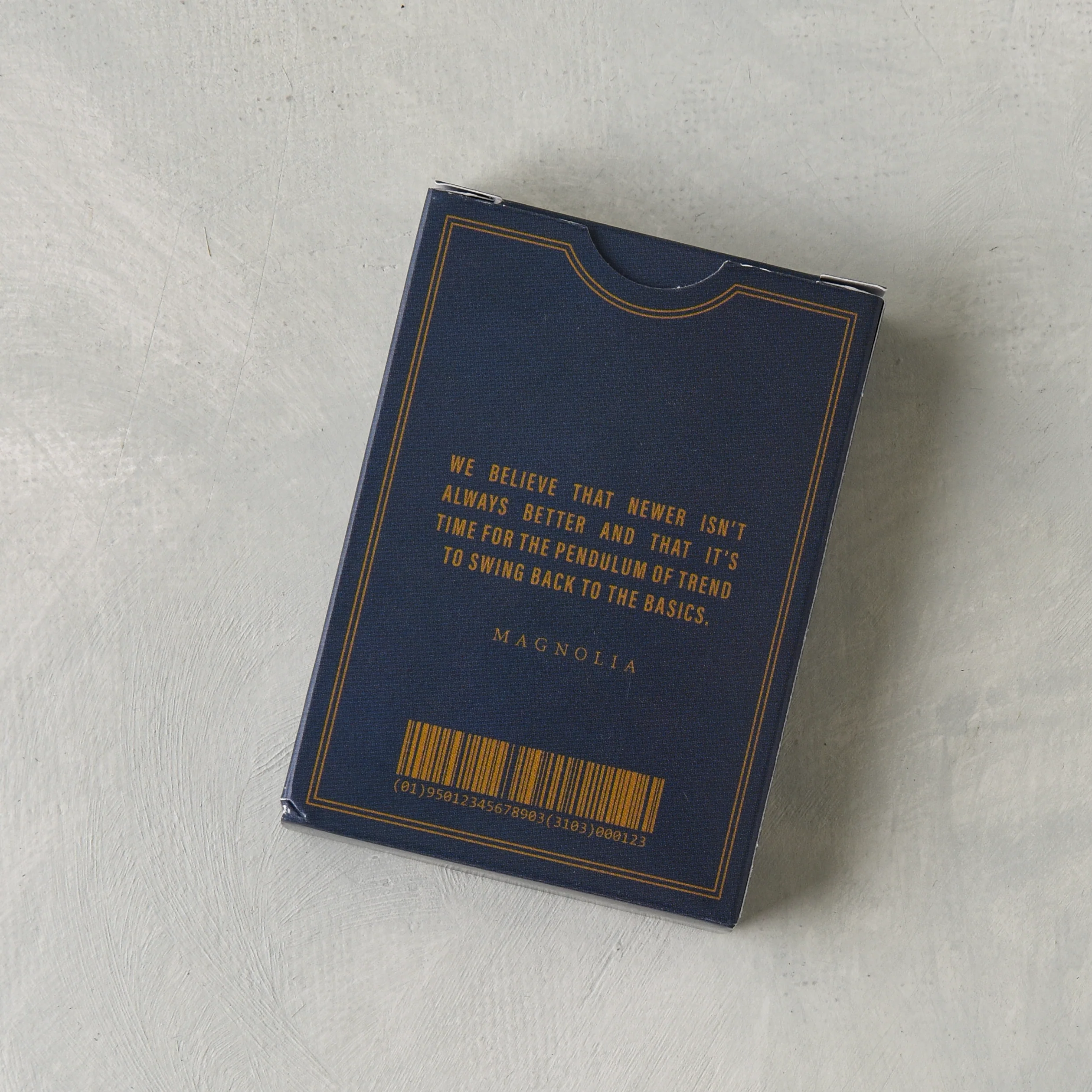 Magnolia Navy Playing Cards - Image 3