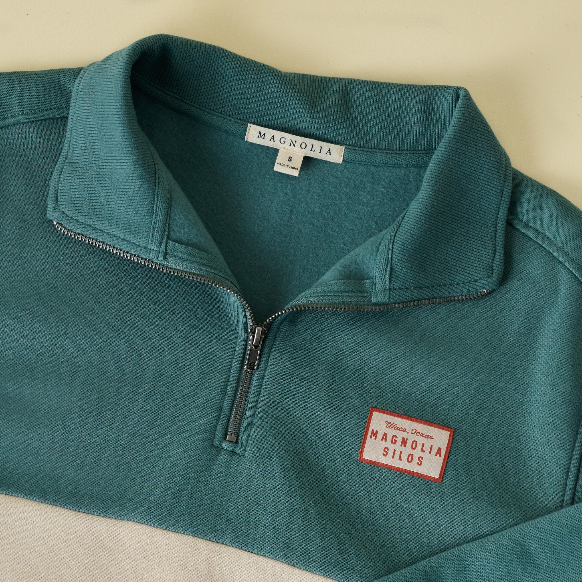 Magnolia Quarter Zip Colorblock Sweatshirt - Image 2