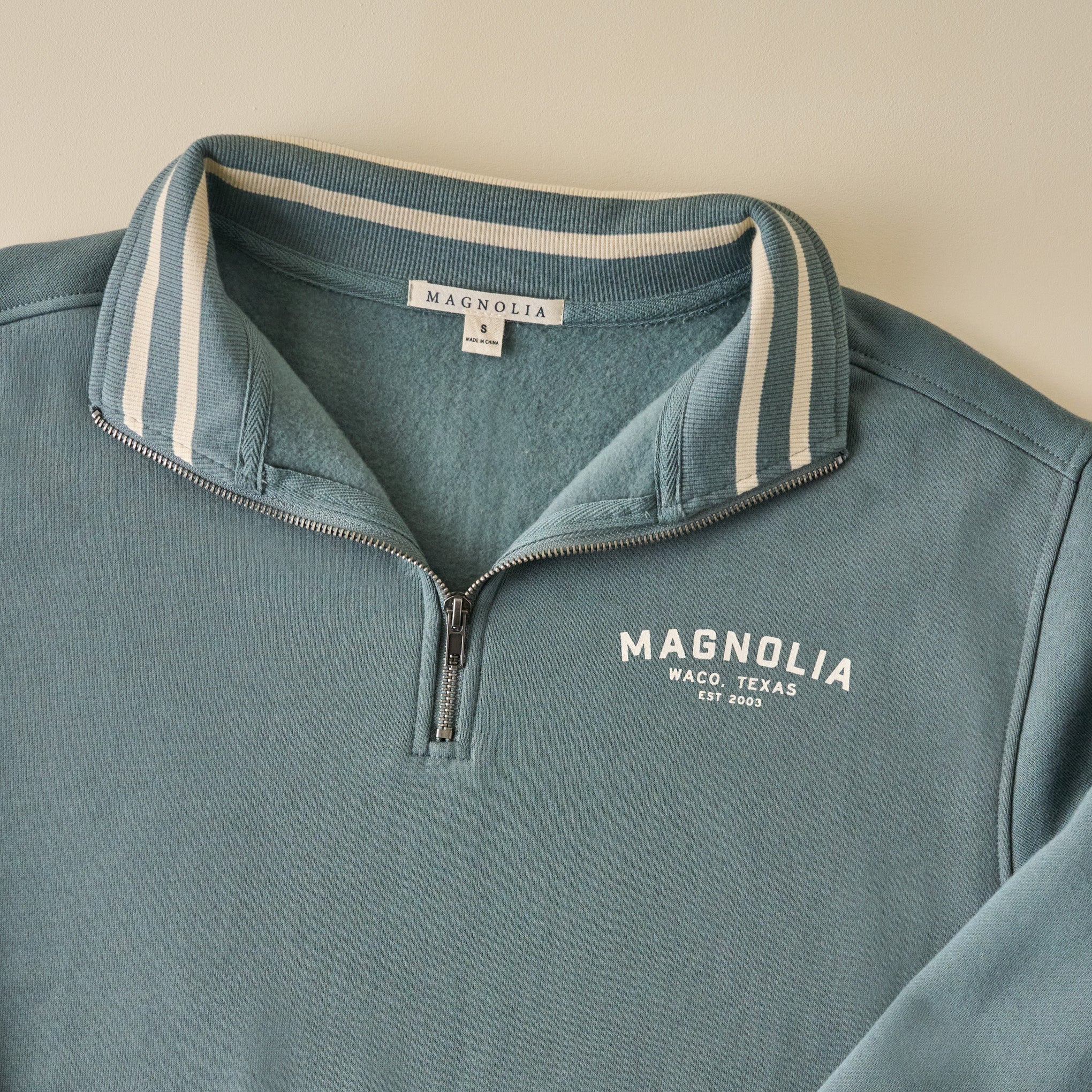 Magnolia Silos Storm Grey Quarter Zip - Image 2