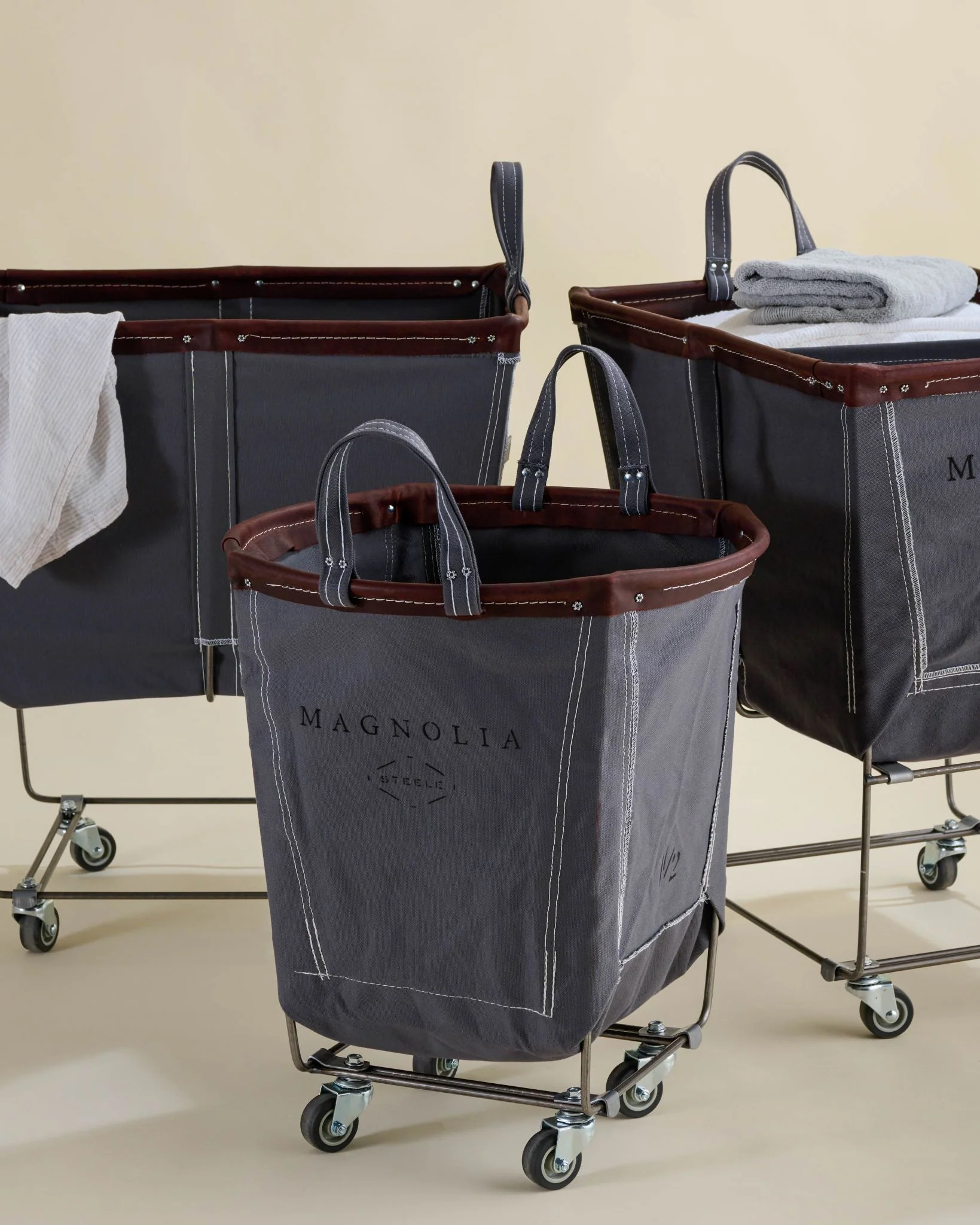 Magnolia Steele Canvas Large Truck Grey - 1.5 BU - Image 3